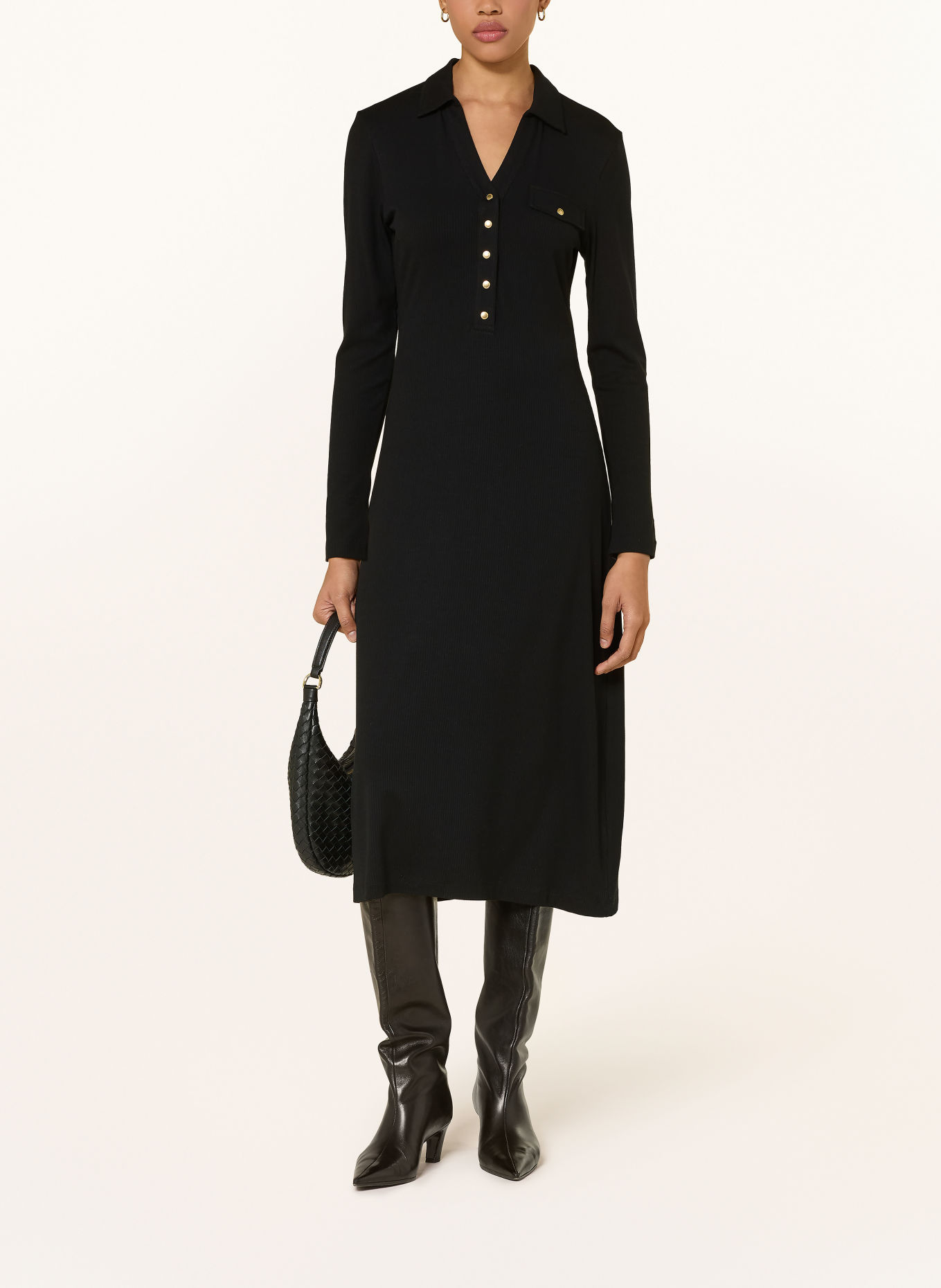 BARBOUR INTERNATIONAL Jerseyjurk RAMONA: ZWART
