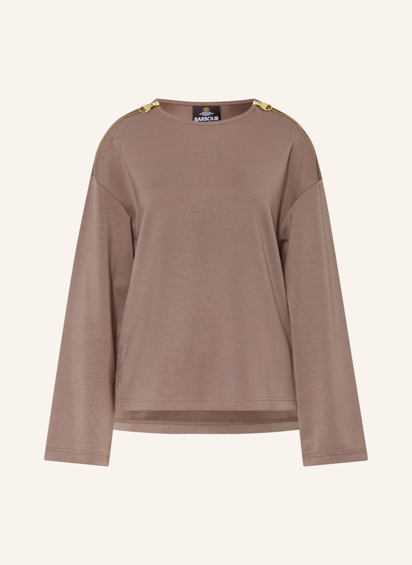 BARBOUR INTERNATIONAL Sweatshirt KENNA: TAUPE