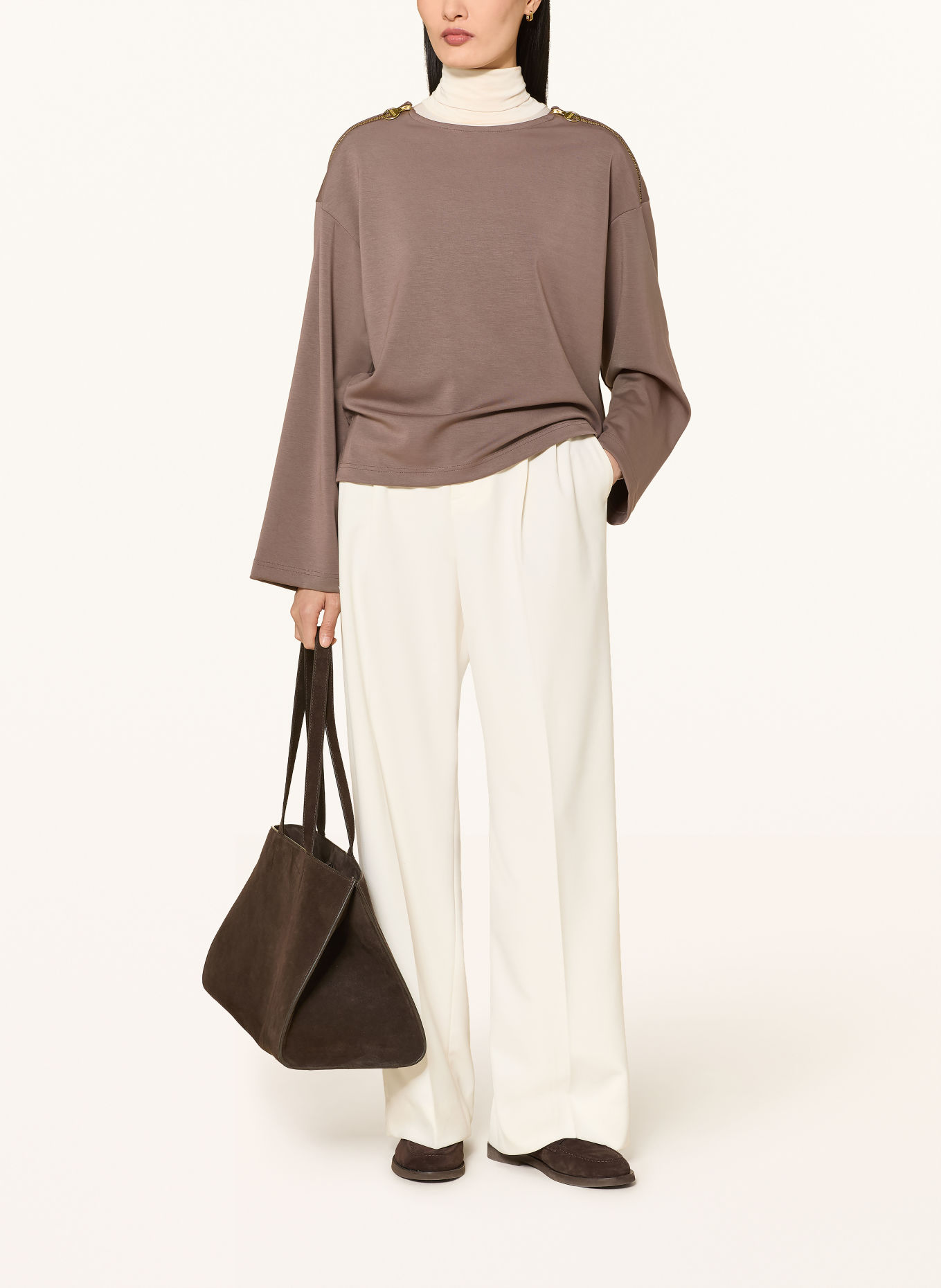 BARBOUR INTERNATIONAL Sweatshirt KENNA: TAUPE
