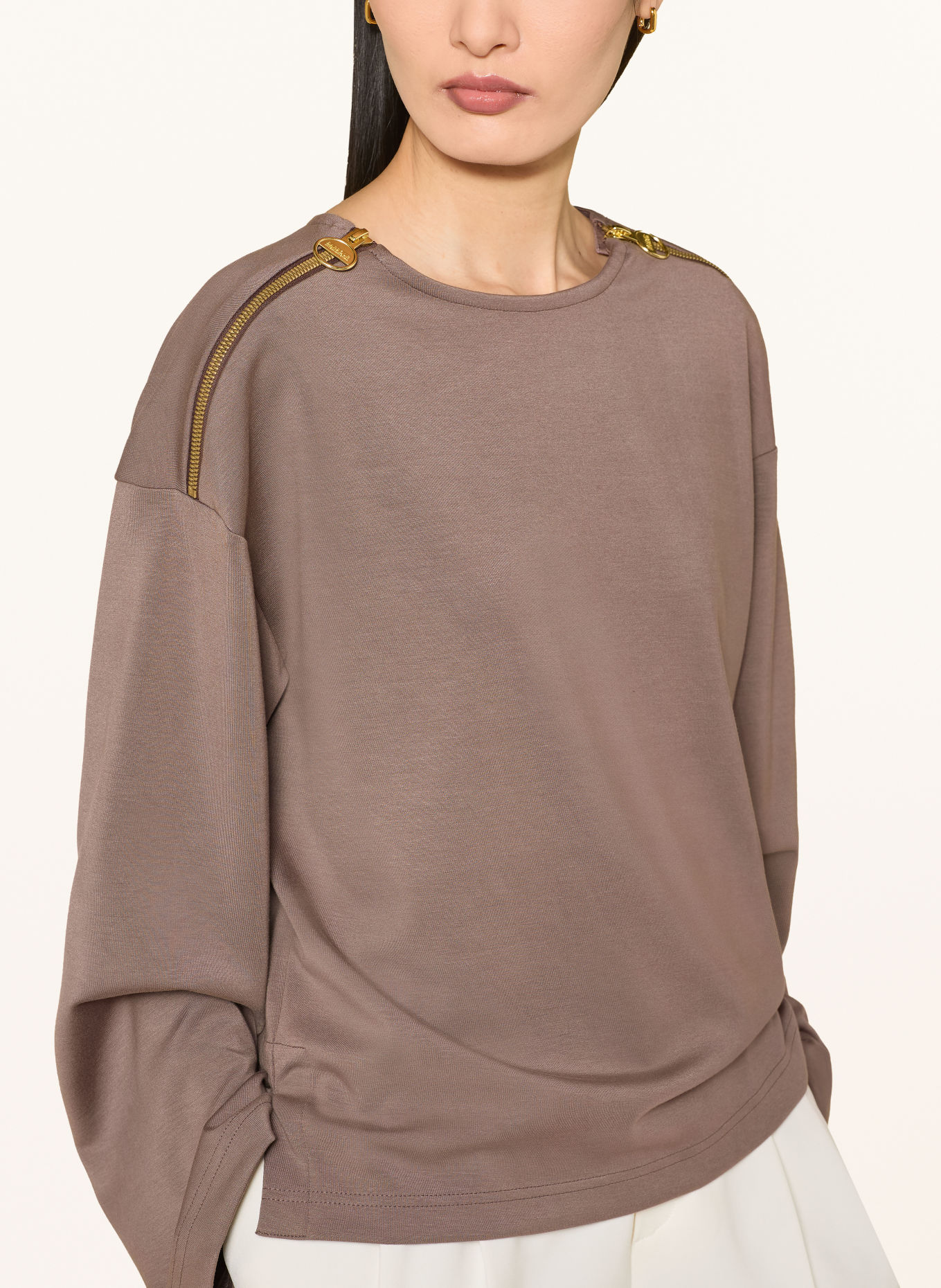 BARBOUR INTERNATIONAL Sweatshirt KENNA: TAUPE