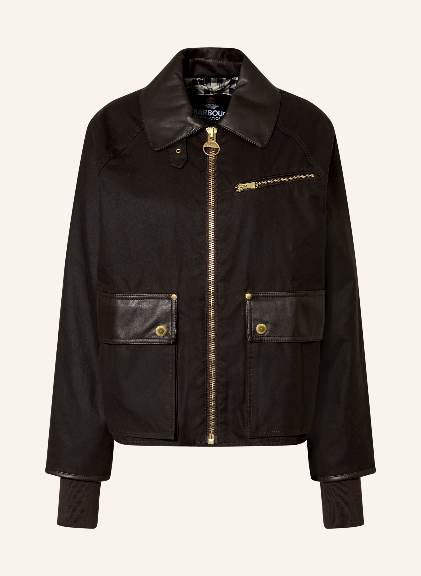 BARBOUR INTERNATIONAL DONNINGTON Field Jacket: DARK BROWN