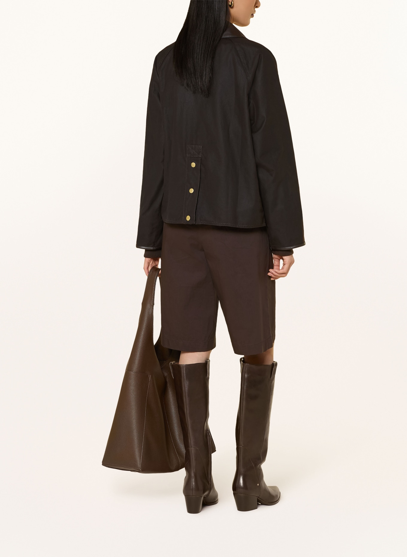 BARBOUR INTERNATIONAL DONNINGTON Field Jacket: DARK BROWN