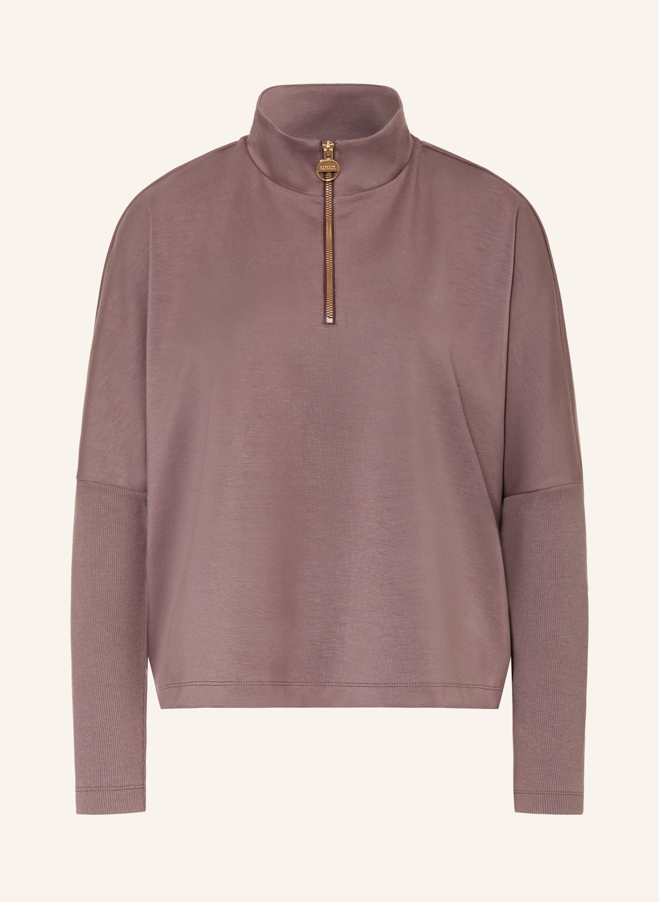 BARBOUR INTERNATIONAL Jersey-Troyer KEMORA: TAUPE