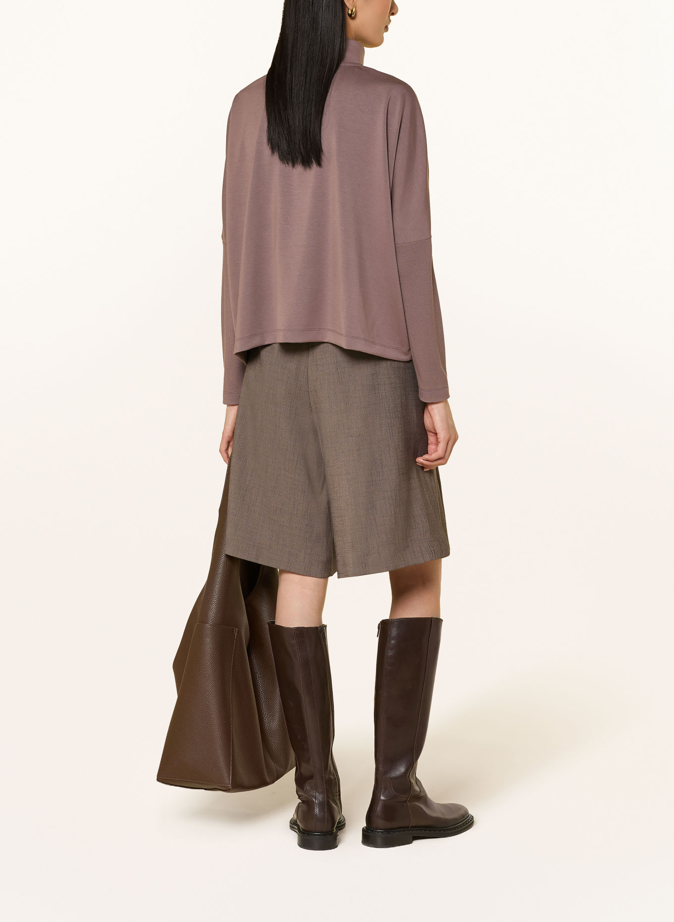 BARBOUR INTERNATIONAL Jersey-Troyer KEMORA: TAUPE
