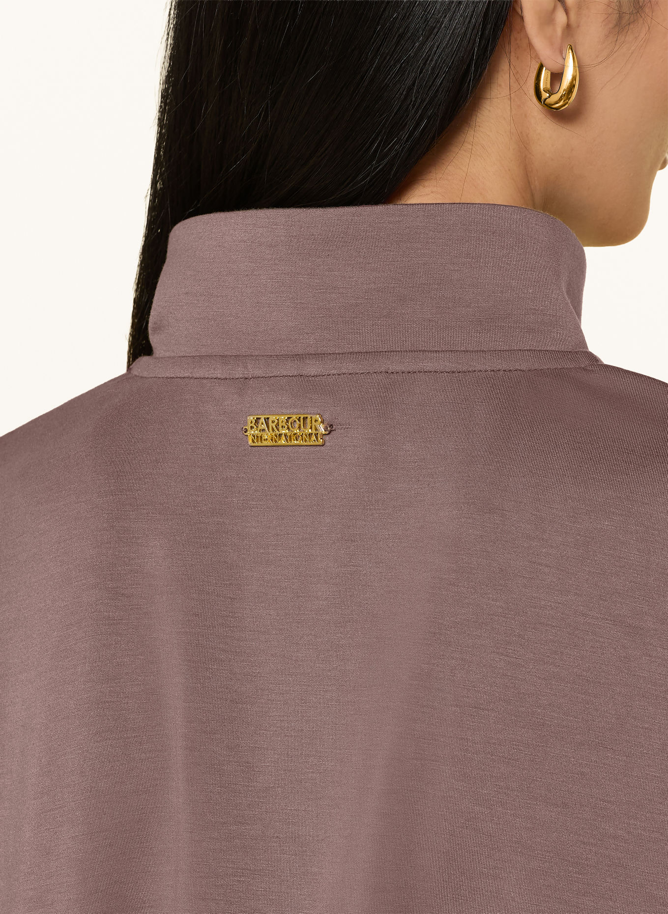 BARBOUR INTERNATIONAL Jersey-Troyer KEMORA: TAUPE