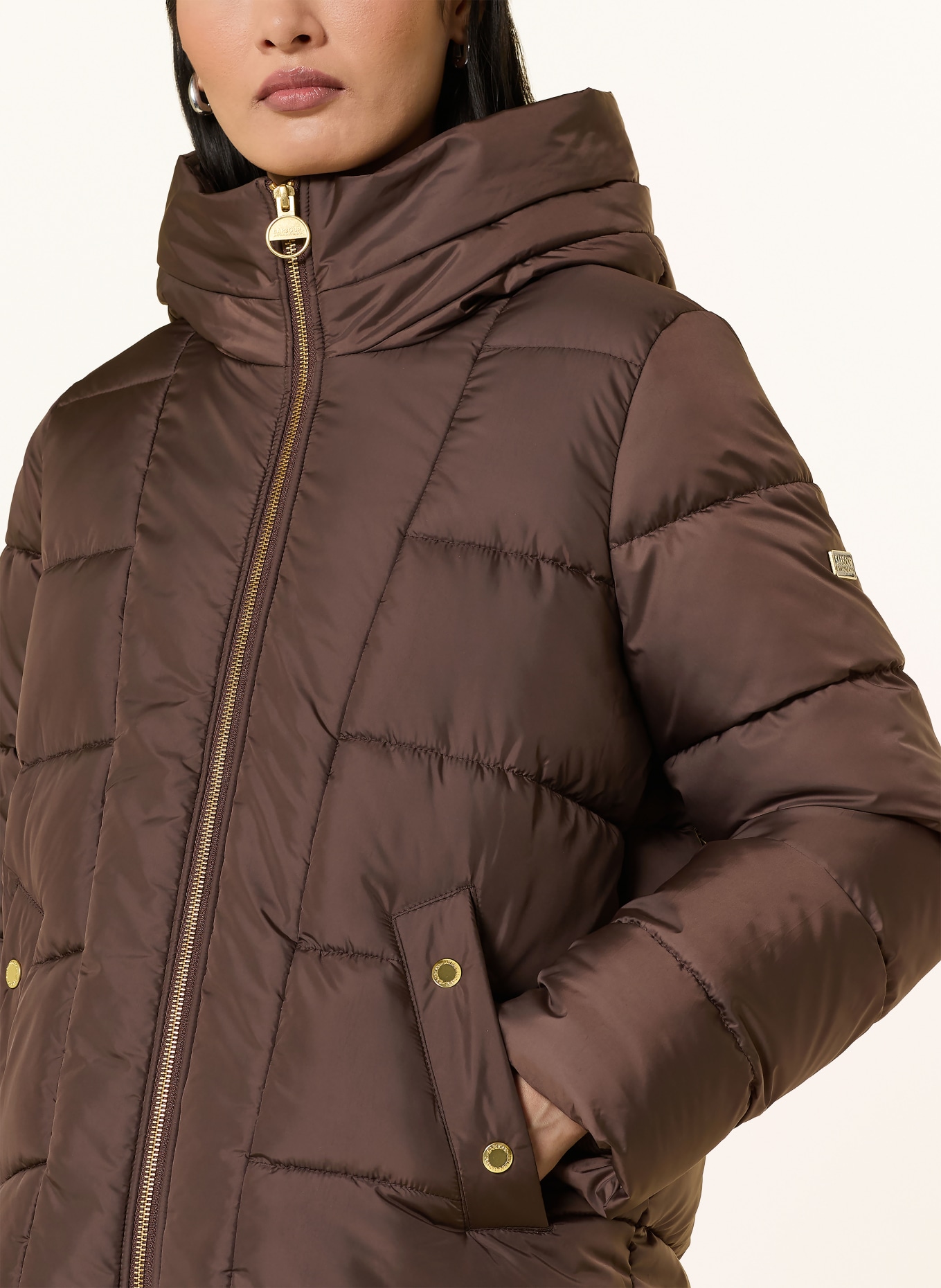 BARBOUR INTERNATIONAL Steppjacke BRANTLEY: BRAUN