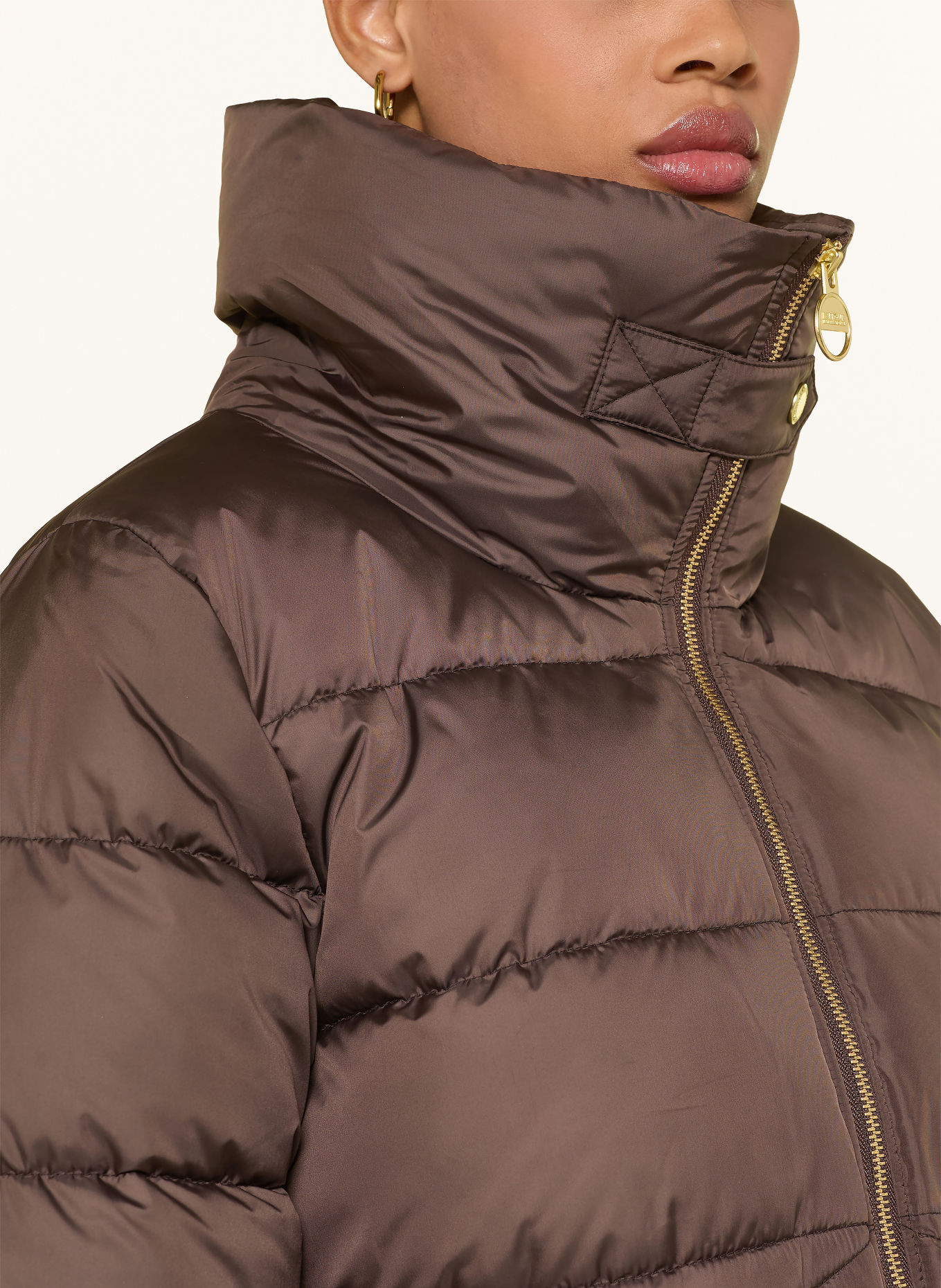 BARBOUR INTERNATIONAL Steppjacke CYRUS mit Kunstfell: BRAUN