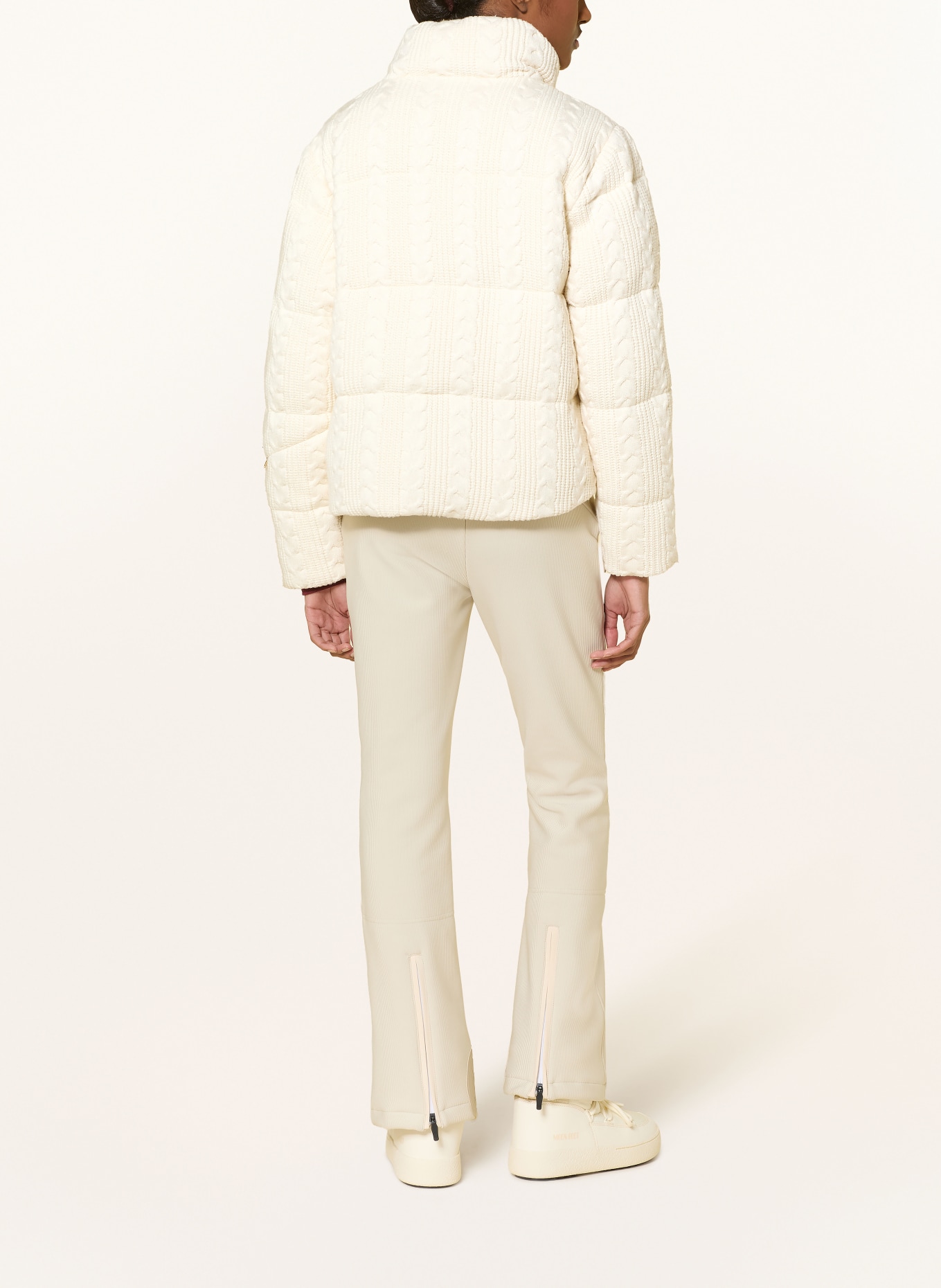 SPORTALM Ski jacket: CREAM / DARK RED