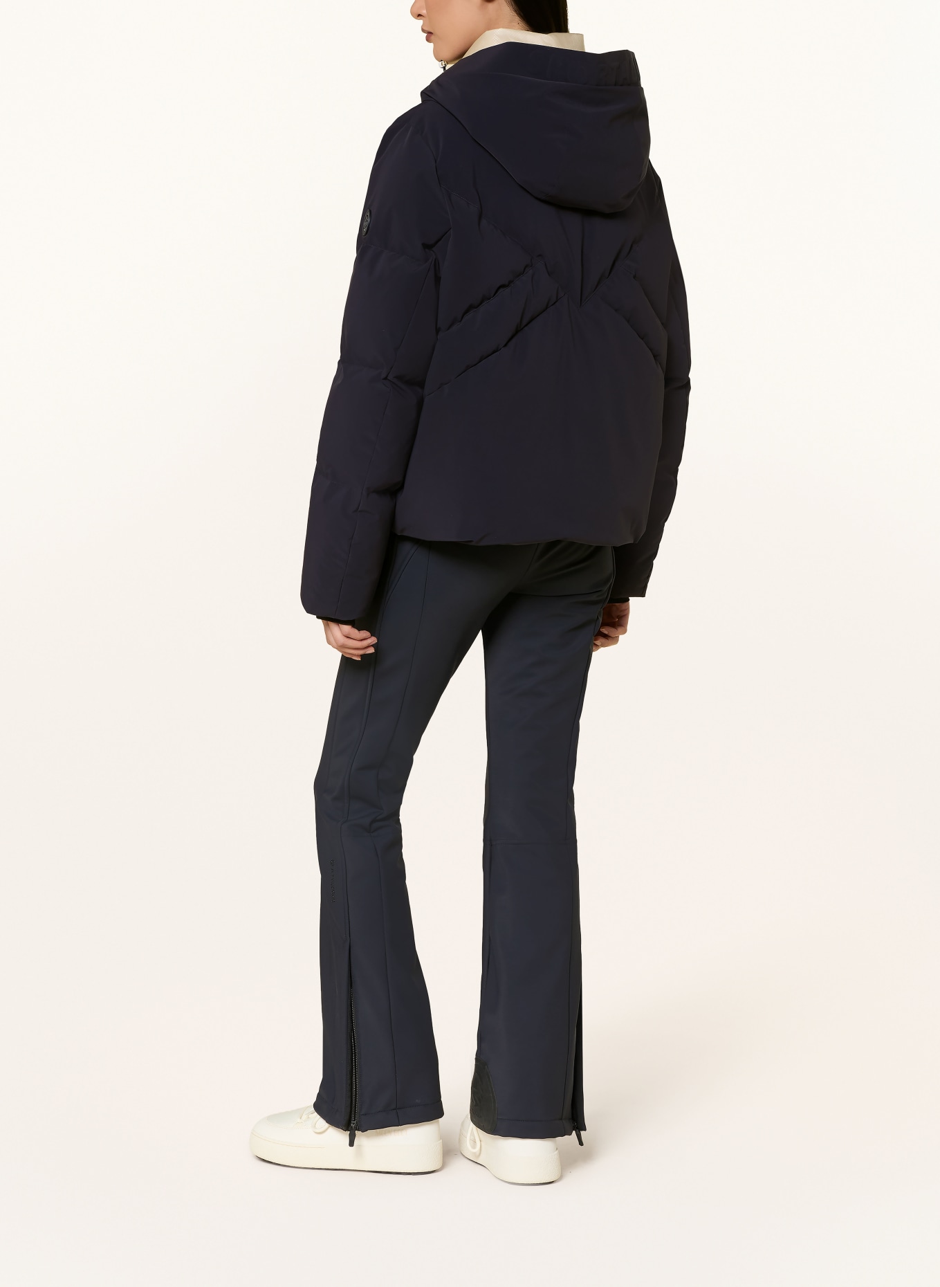 SPORTALM Down ski jacket: DARK BLUE / CREAM