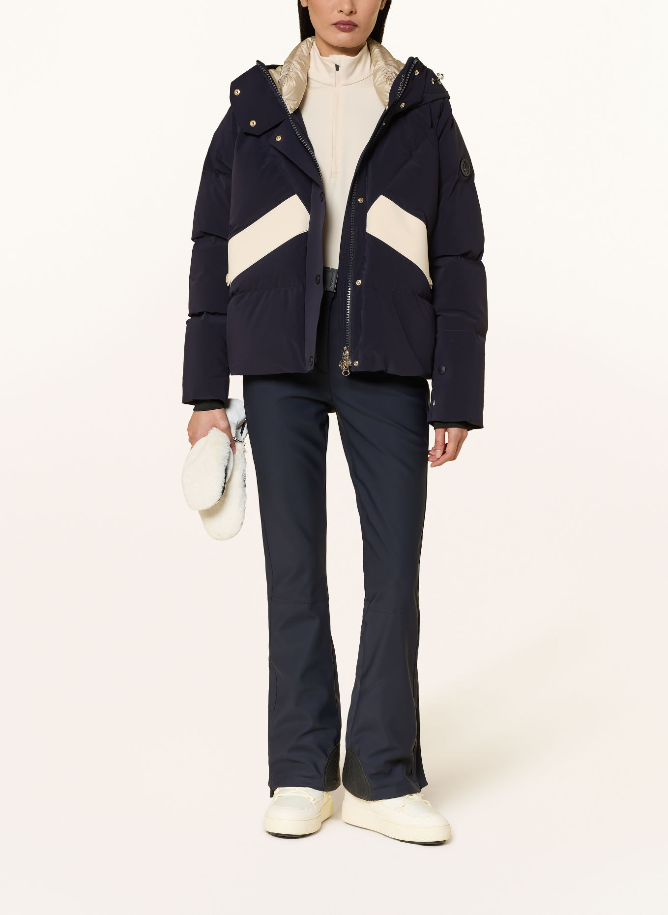 SPORTALM Softshell-skibroek: DONKERBLAUW