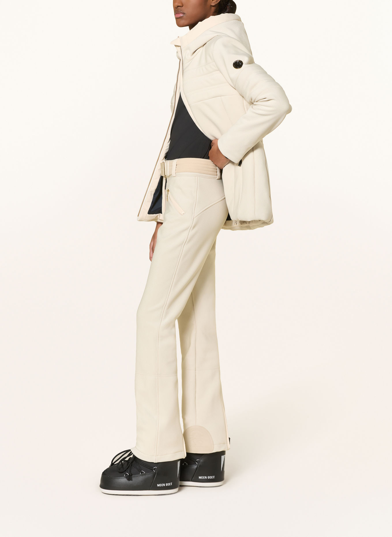 SPORTALM Softshell-skibroek: CRÈME