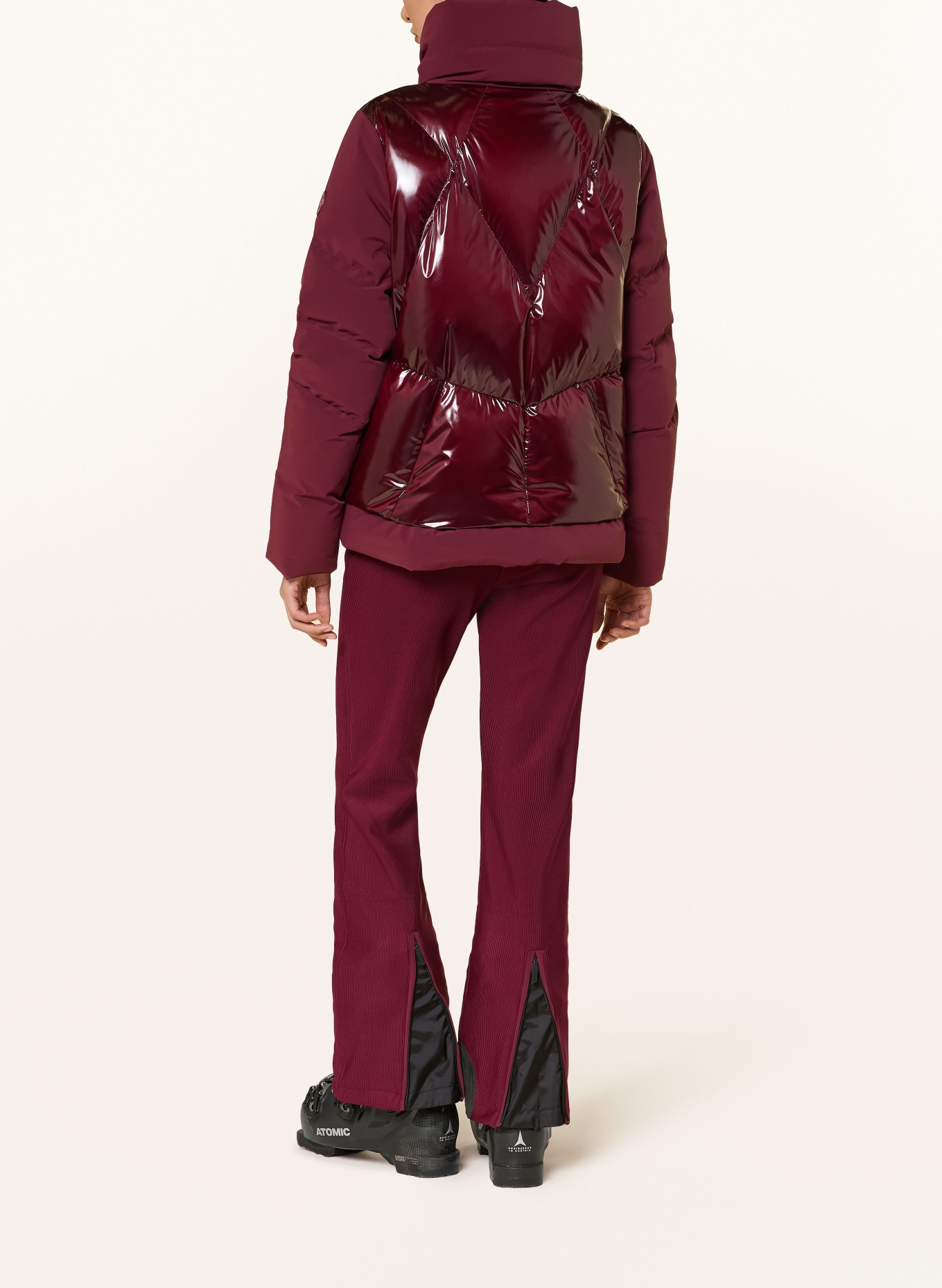 SPORTALM Softshell ski pants: DARK RED