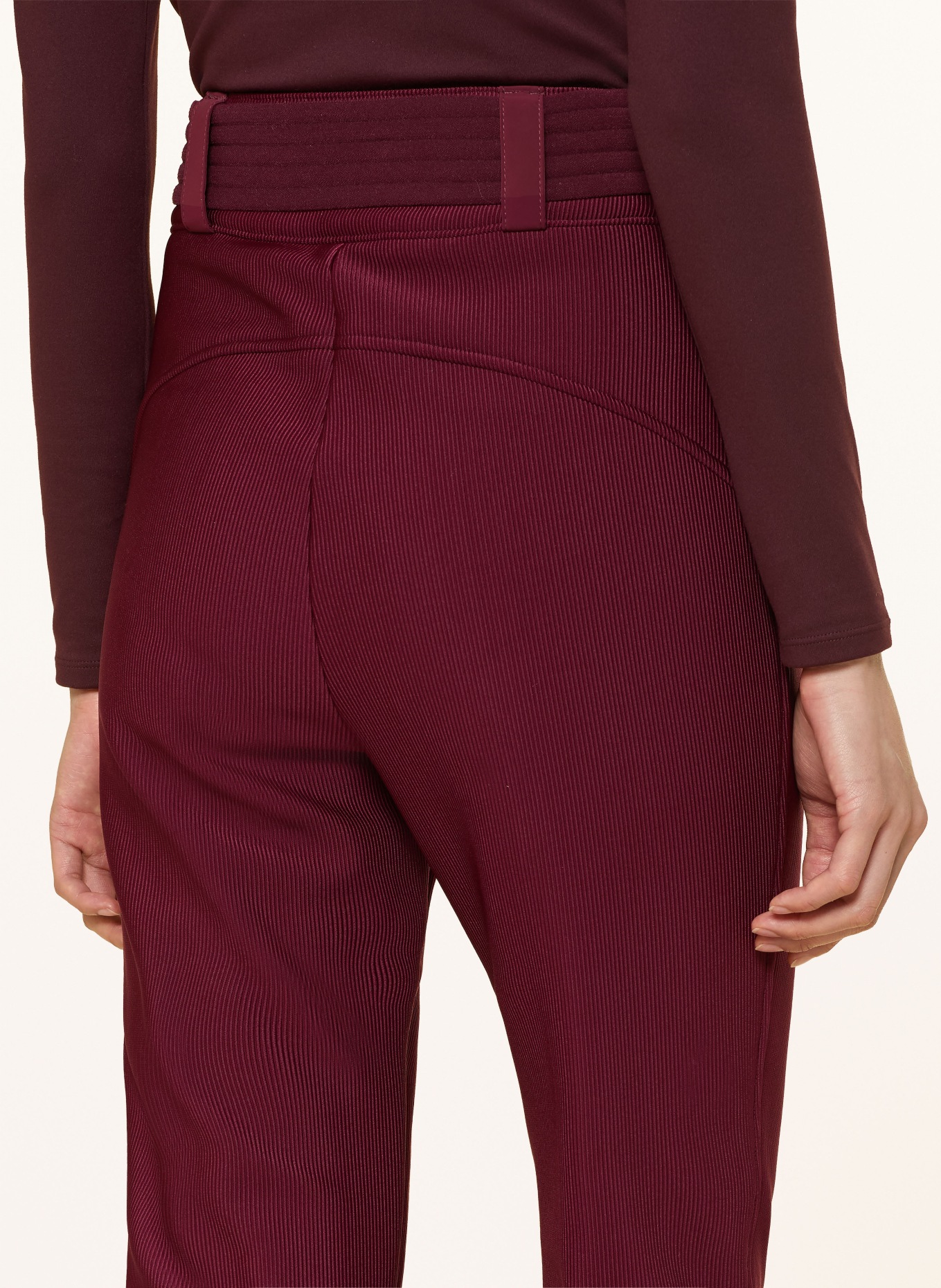 SPORTALM Softshell ski pants: DARK RED