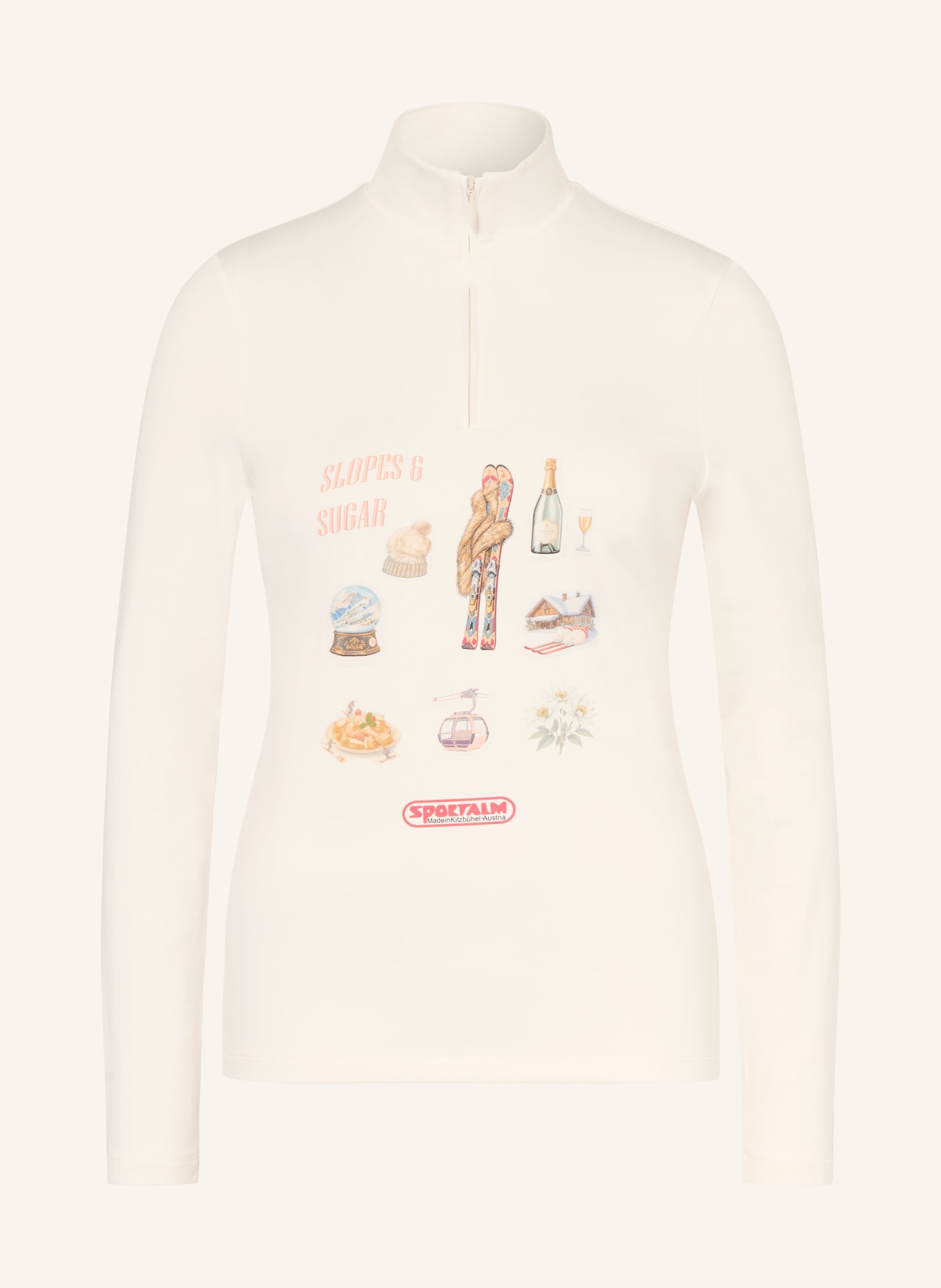 SPORTALM Midlayer: WHITE