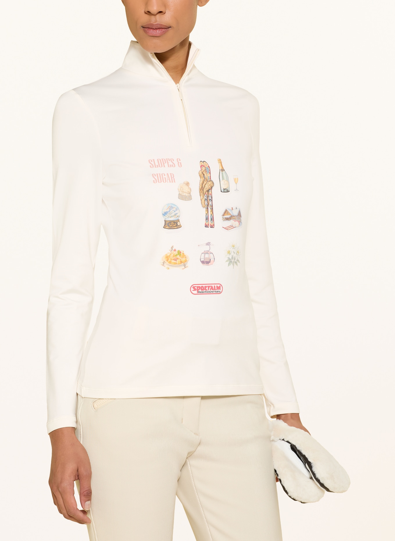 SPORTALM Midlayer: WHITE
