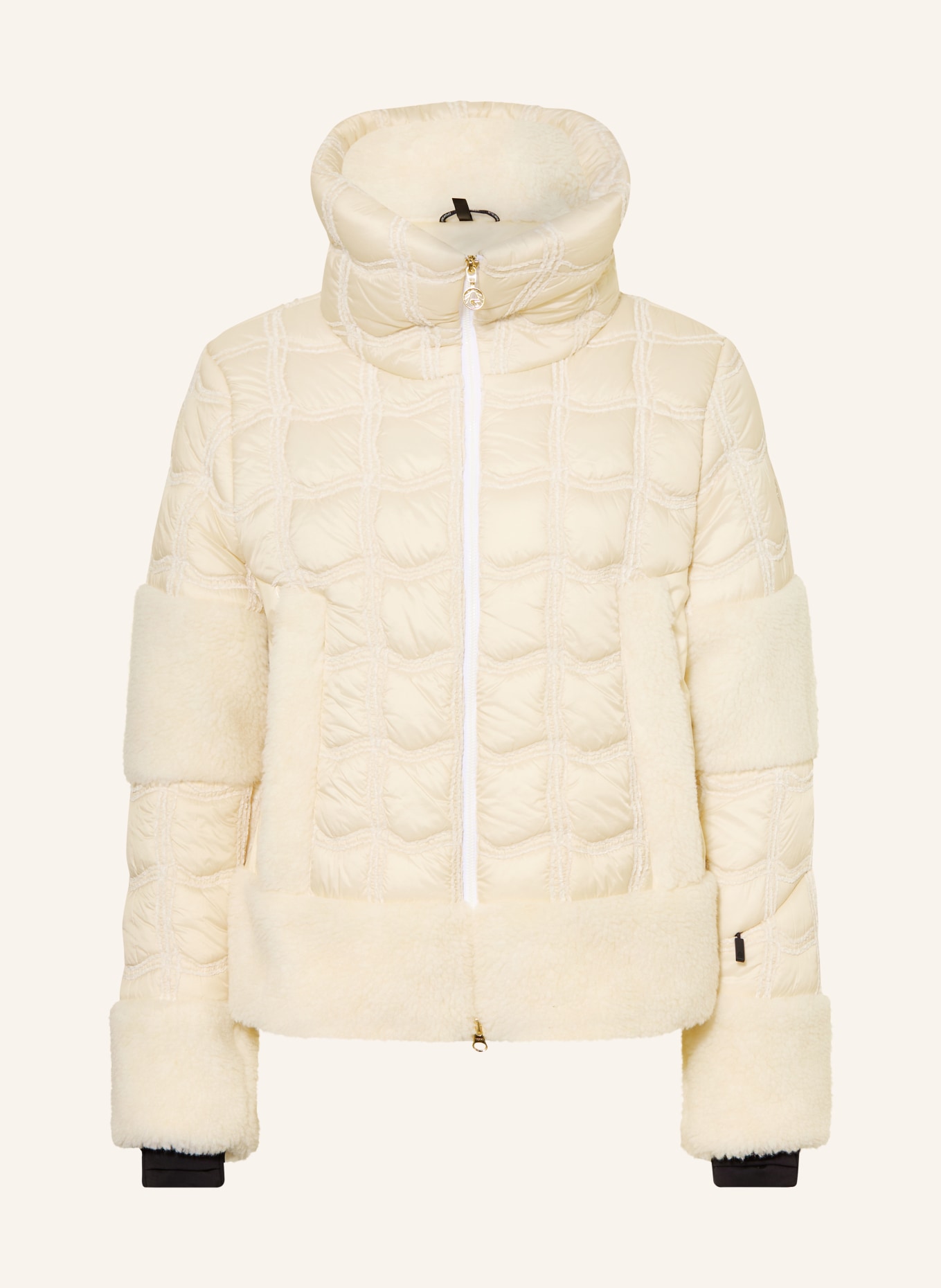 SPORTALM Skijacke mit Kunstfell: BEIGE