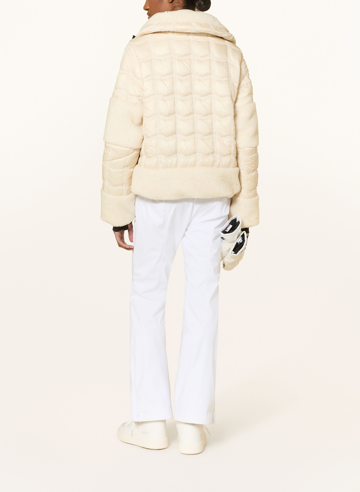 SPORTALM Skijacke mit Kunstfell: BEIGE