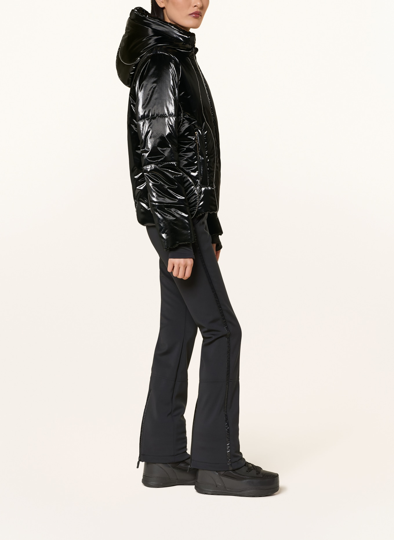 SPORTALM Ski jacket with rhinestones: BLACK