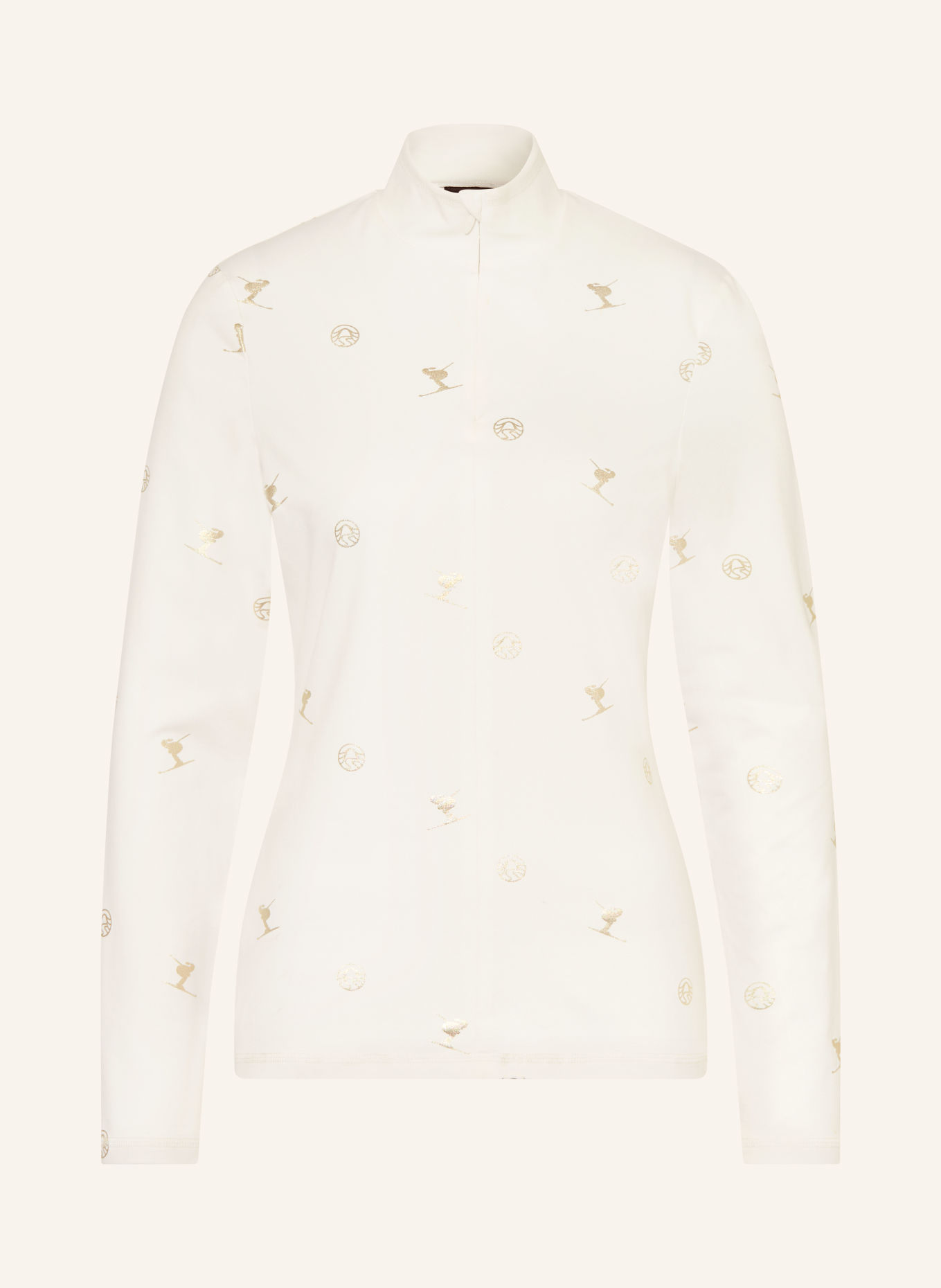 SPORTALM Midlayer: WEISS / GOLD