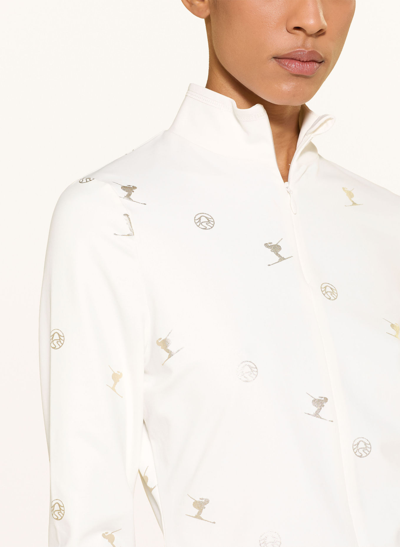 SPORTALM Midlayer: WEISS / GOLD