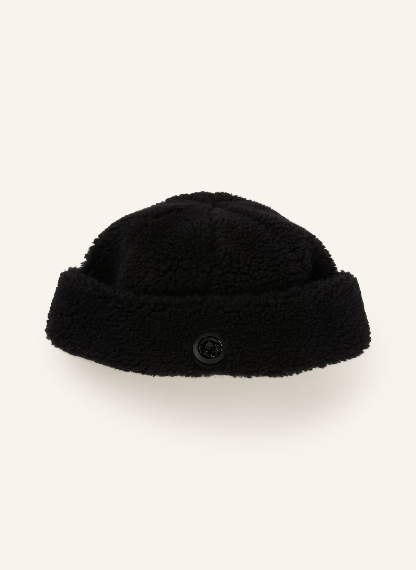 SPORTALM Teddyfell-Mütze: SCHWARZ