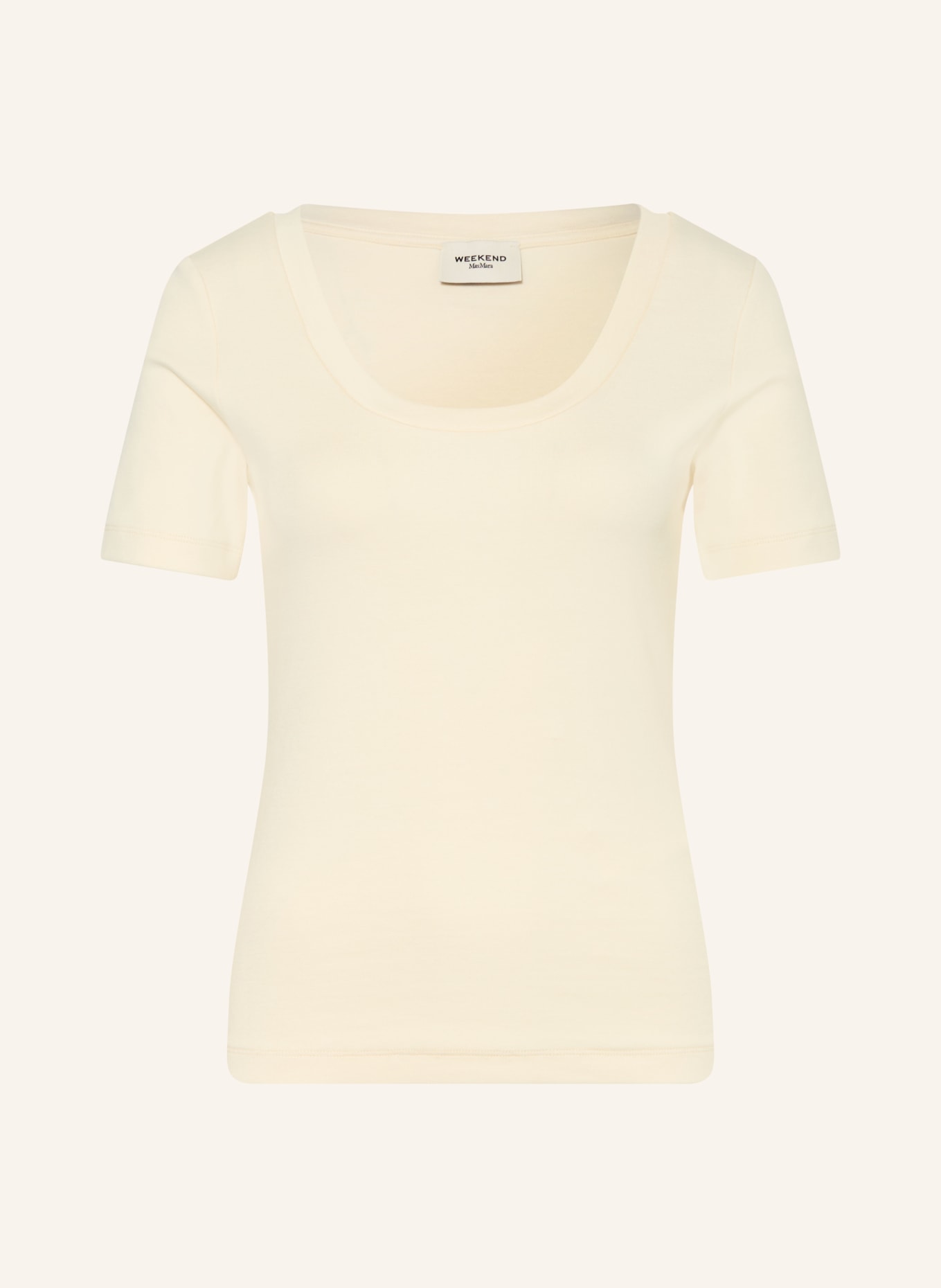 WEEKEND Max Mara Tričko MULTIJ: KRÉMOVÁ