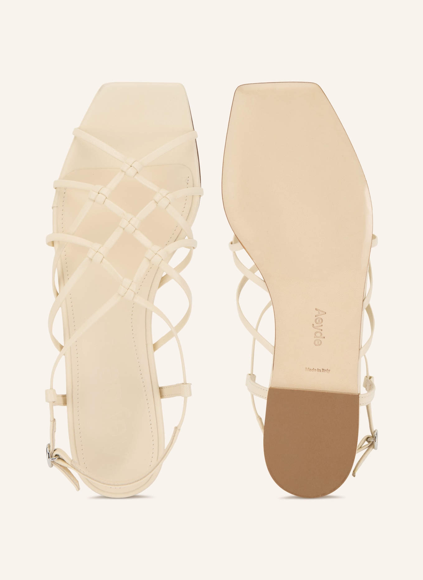 Aeyde Sandalen ANISA: WEISS