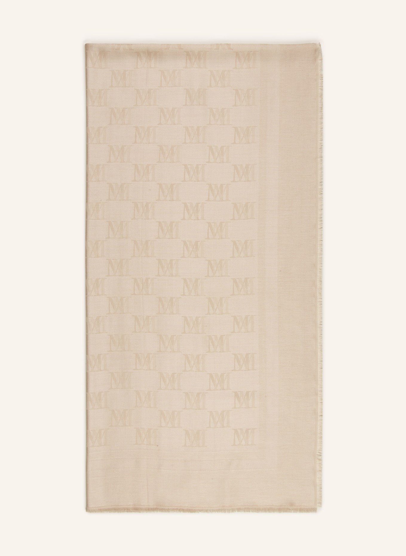 Max Mara Schal GELATO mit Seide: BEIGE