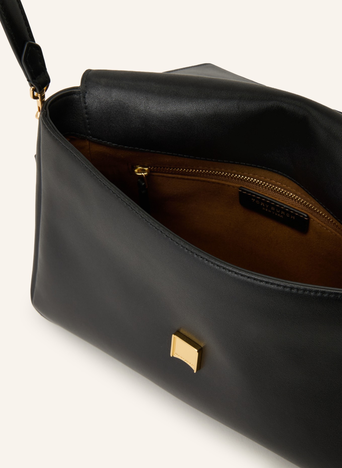 TORY BURCH CHARLIE Shoulder Bag: BLACK
