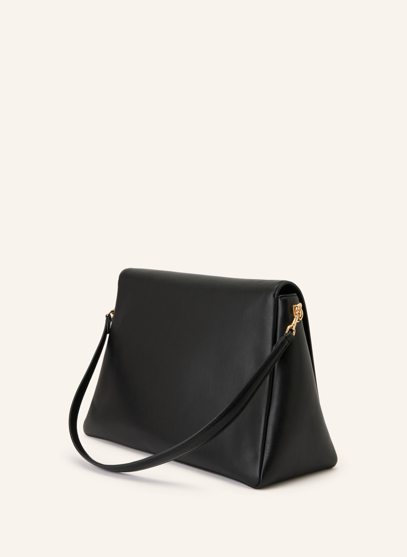 TORY BURCH Schultertasche CHARLIE LARGE: SCHWARZ / GOLD