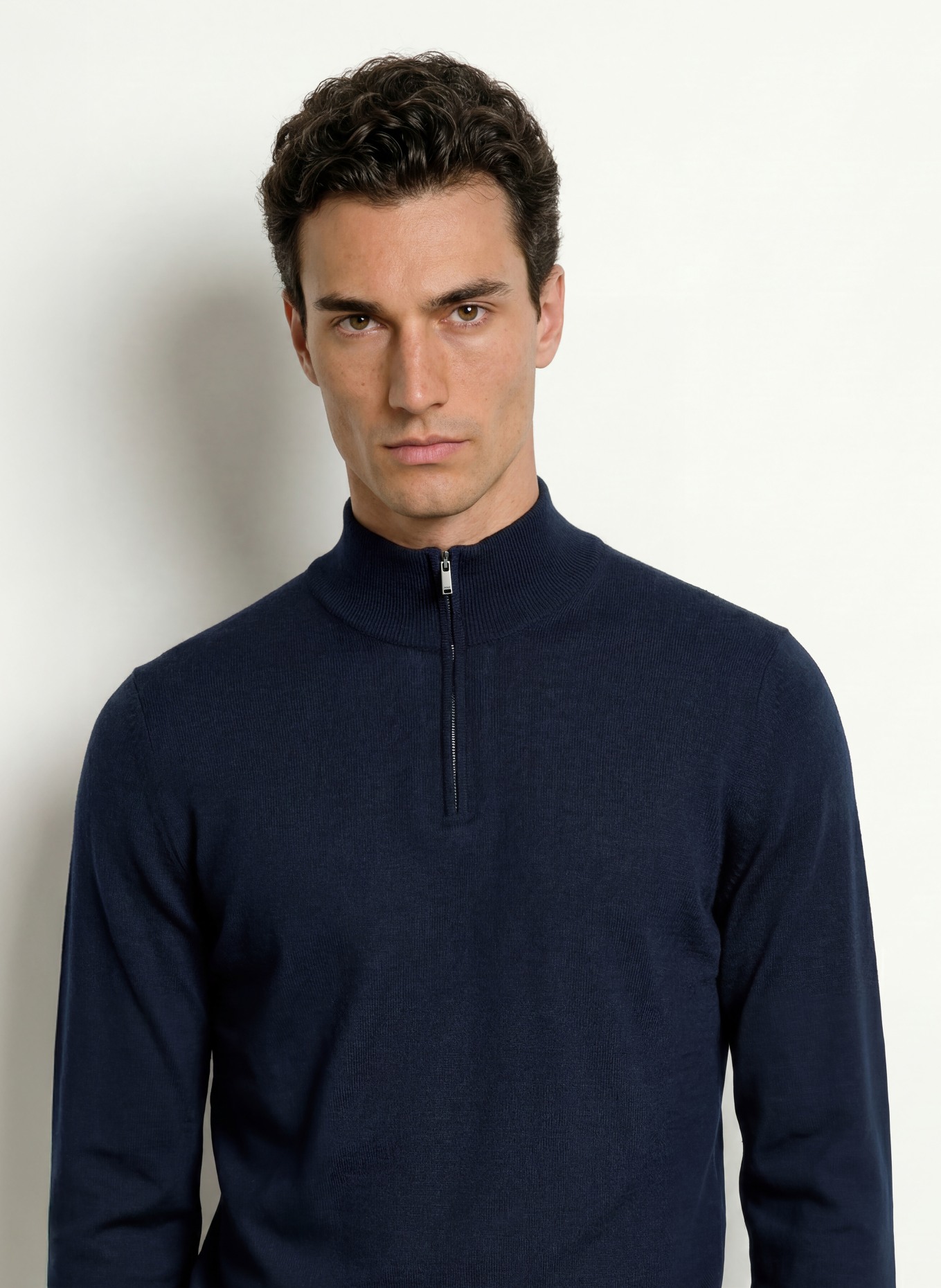 BOSS EBENJI Sweater: DARK BLUE