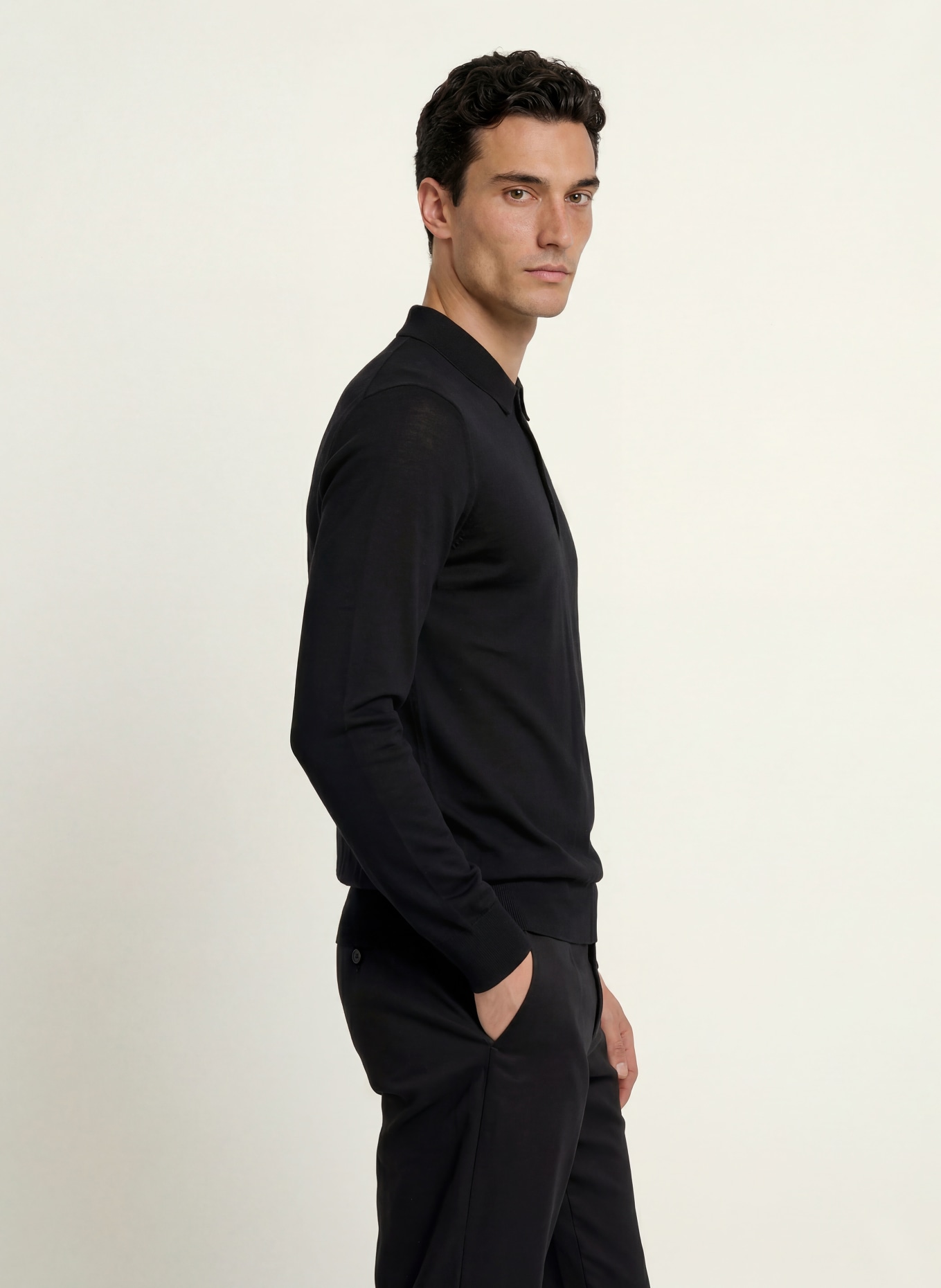 BOSS LANCIONE Sweater: BLACK