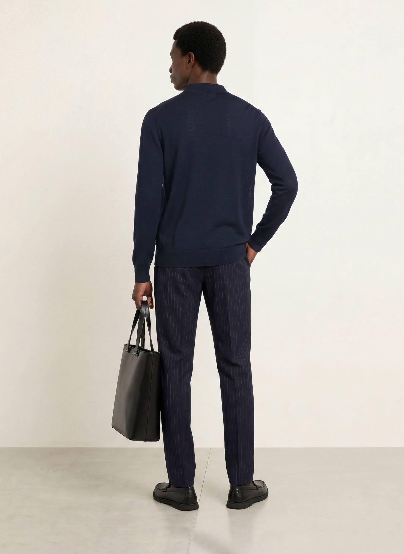 BOSS Pullover LANCIONE: DUNKELBLAU