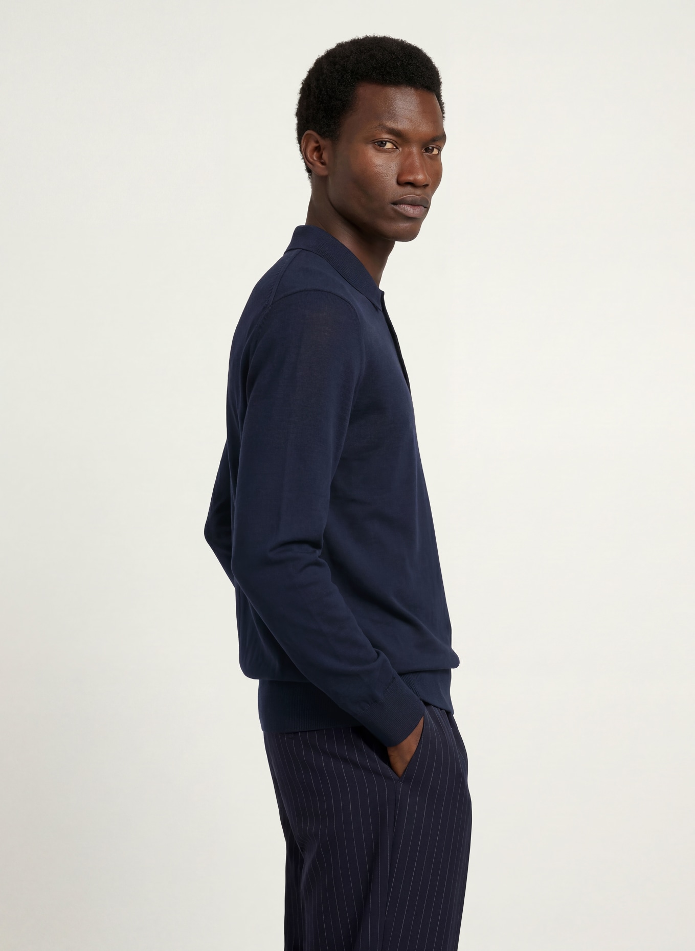 BOSS Pullover LANCIONE: DUNKELBLAU