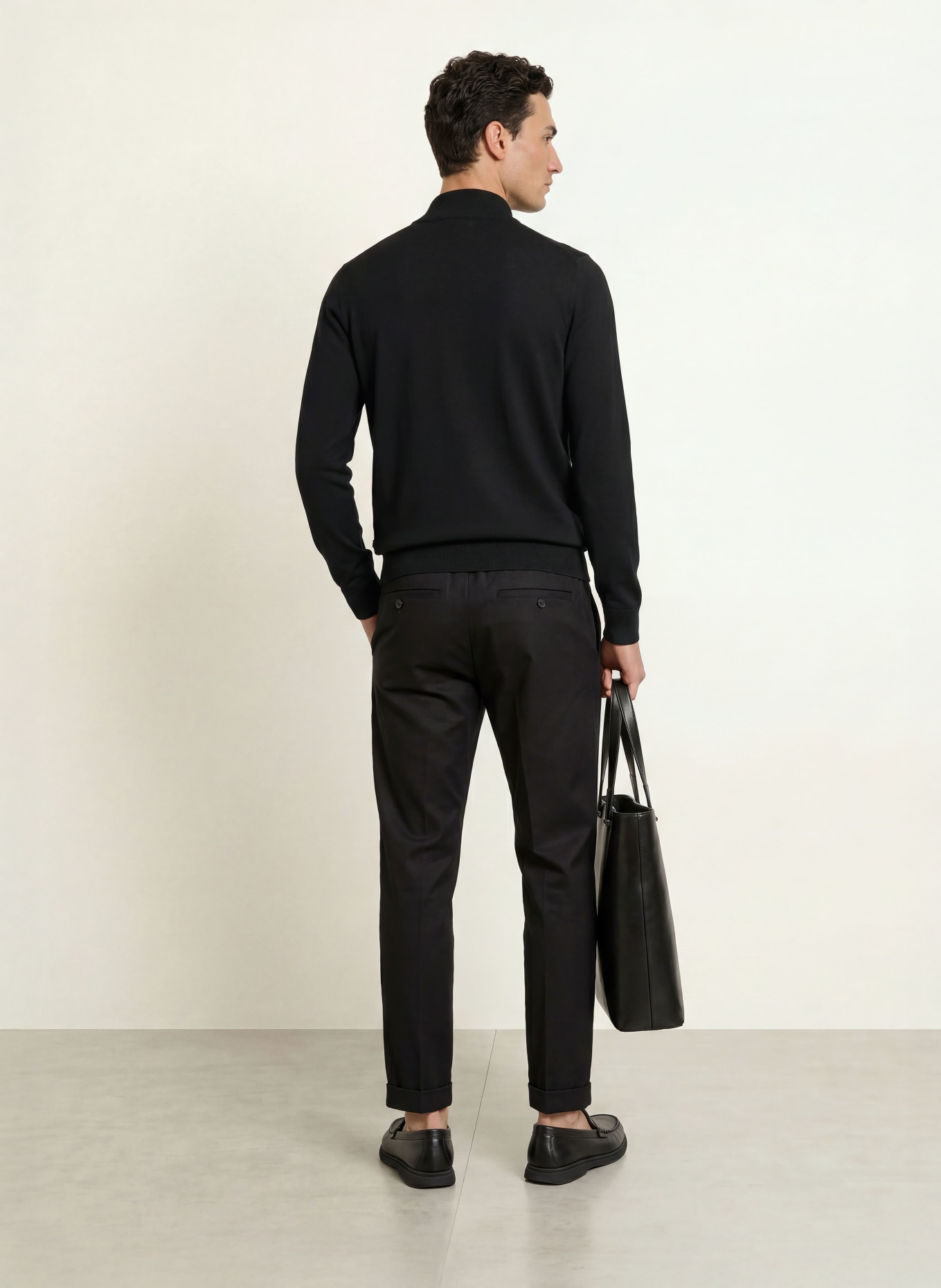 BOSS BALONSO Cardigan: BLACK