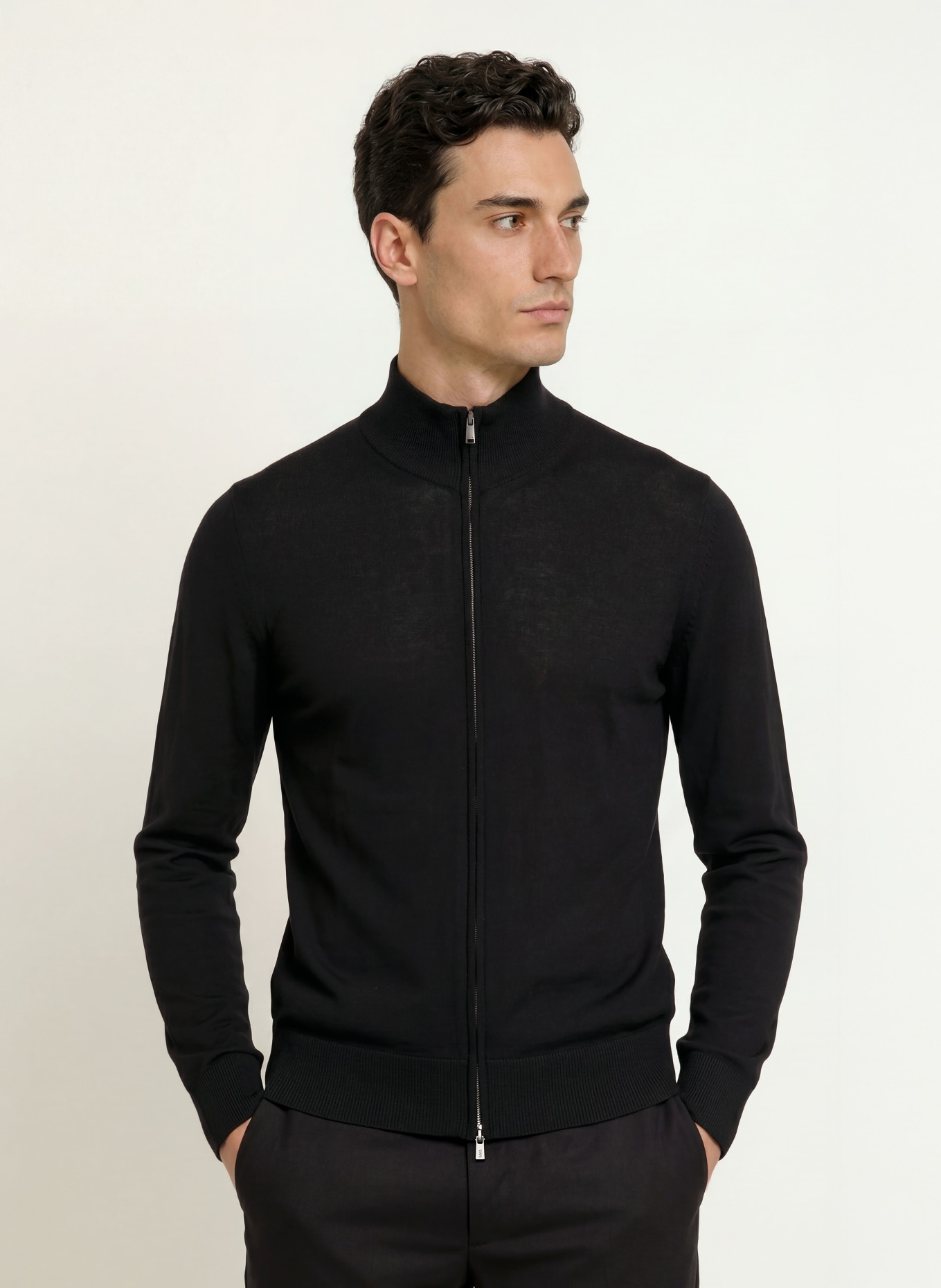 BOSS BALONSO Cardigan: BLACK