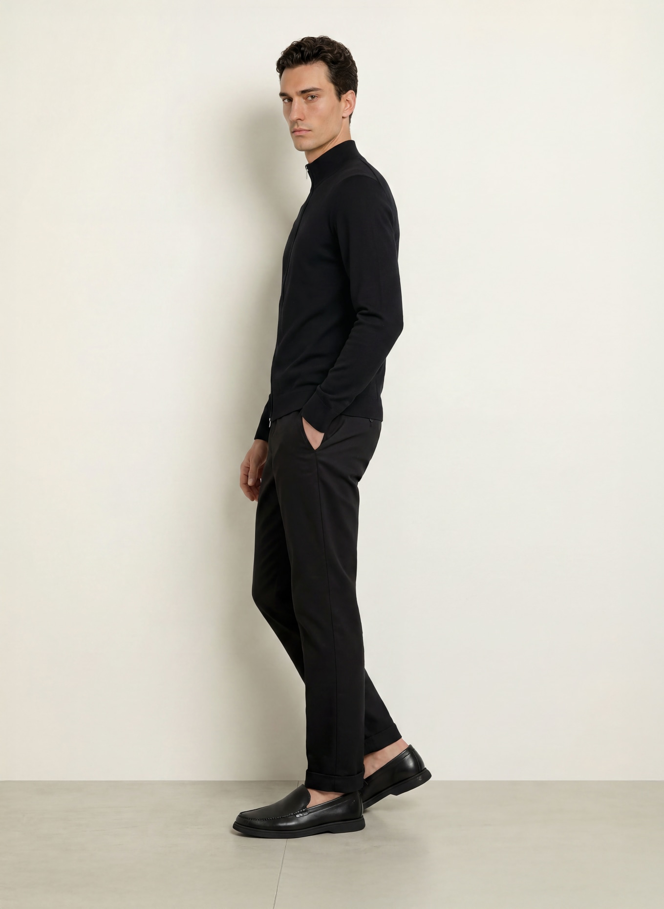 BOSS BALONSO Cardigan: BLACK