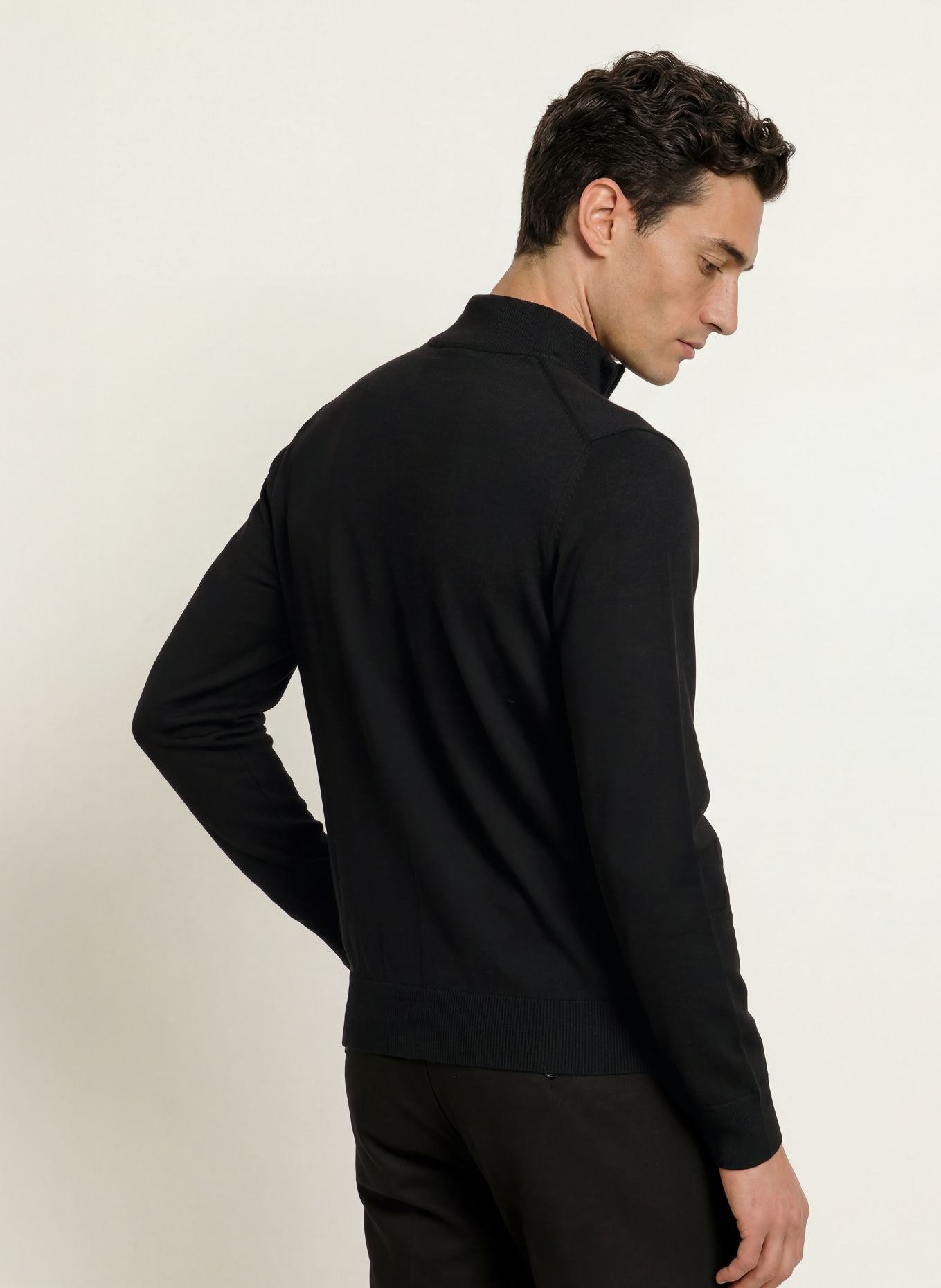 BOSS BALONSO Cardigan: BLACK