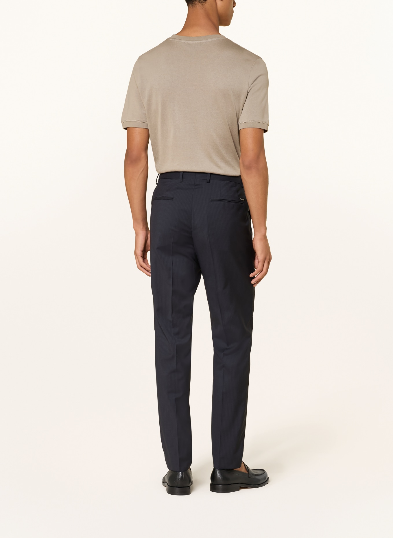BOSS Jakkebukser GENIUS Slim Fit: 404 DARK BLUE