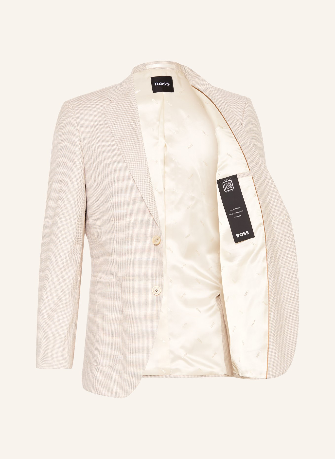 BOSS JANSON Extra Slim Fit Blazer: 260 MEDIUM BEIGE