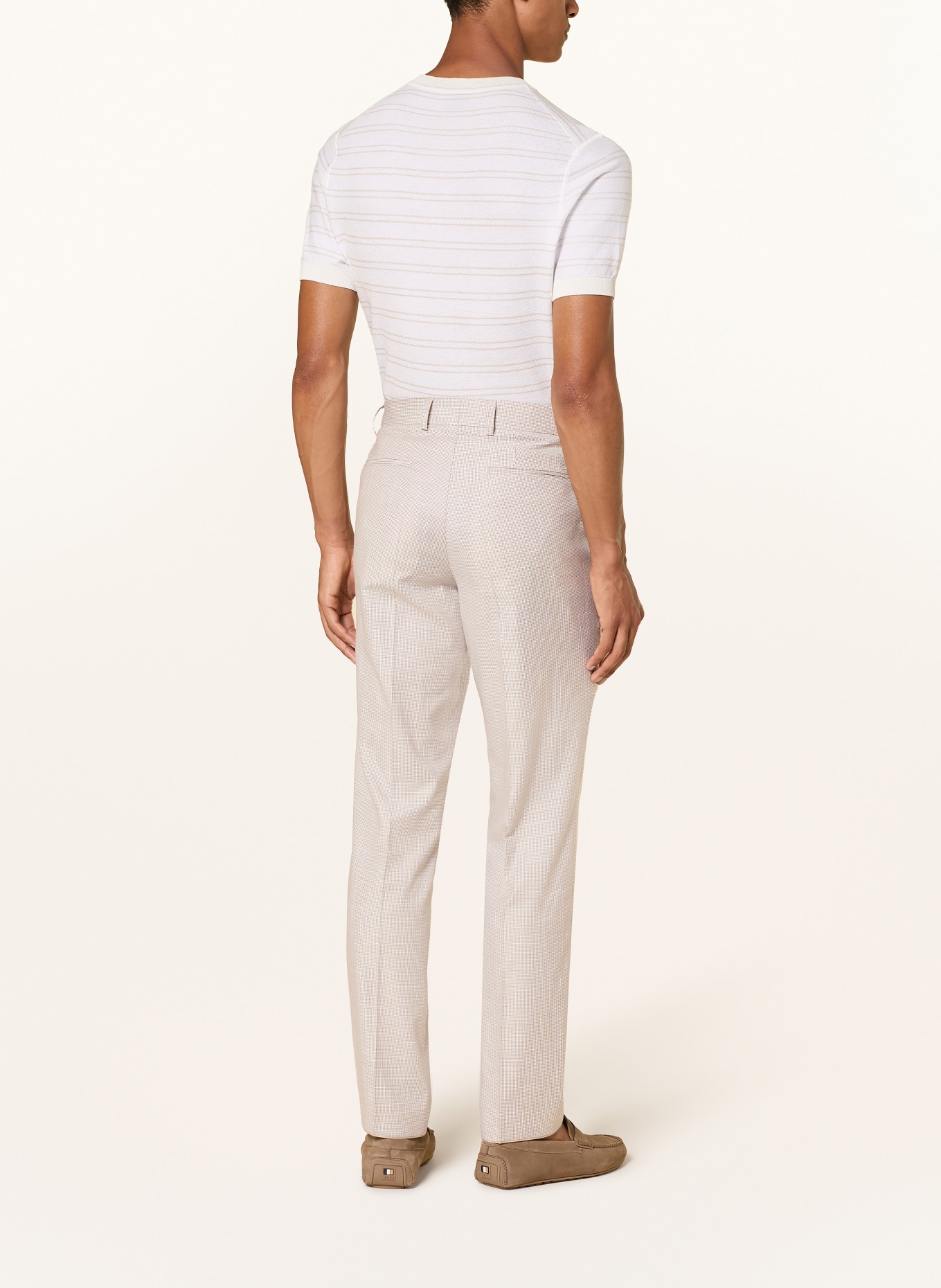 BOSS Pantalon de costume LENON coupe classique: 260 MEDIUM BEIGE