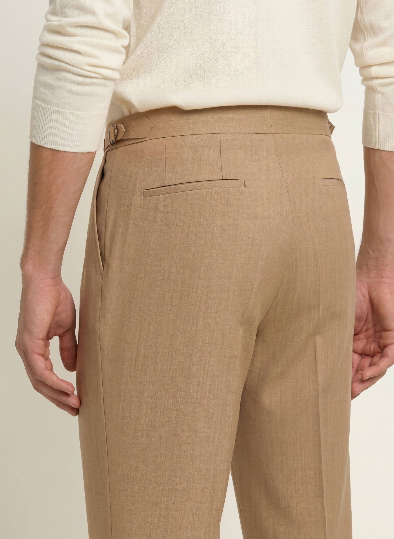 BOSS Jakkebukser PERINO Slim Fit: 260 MEDIUM BEIGE