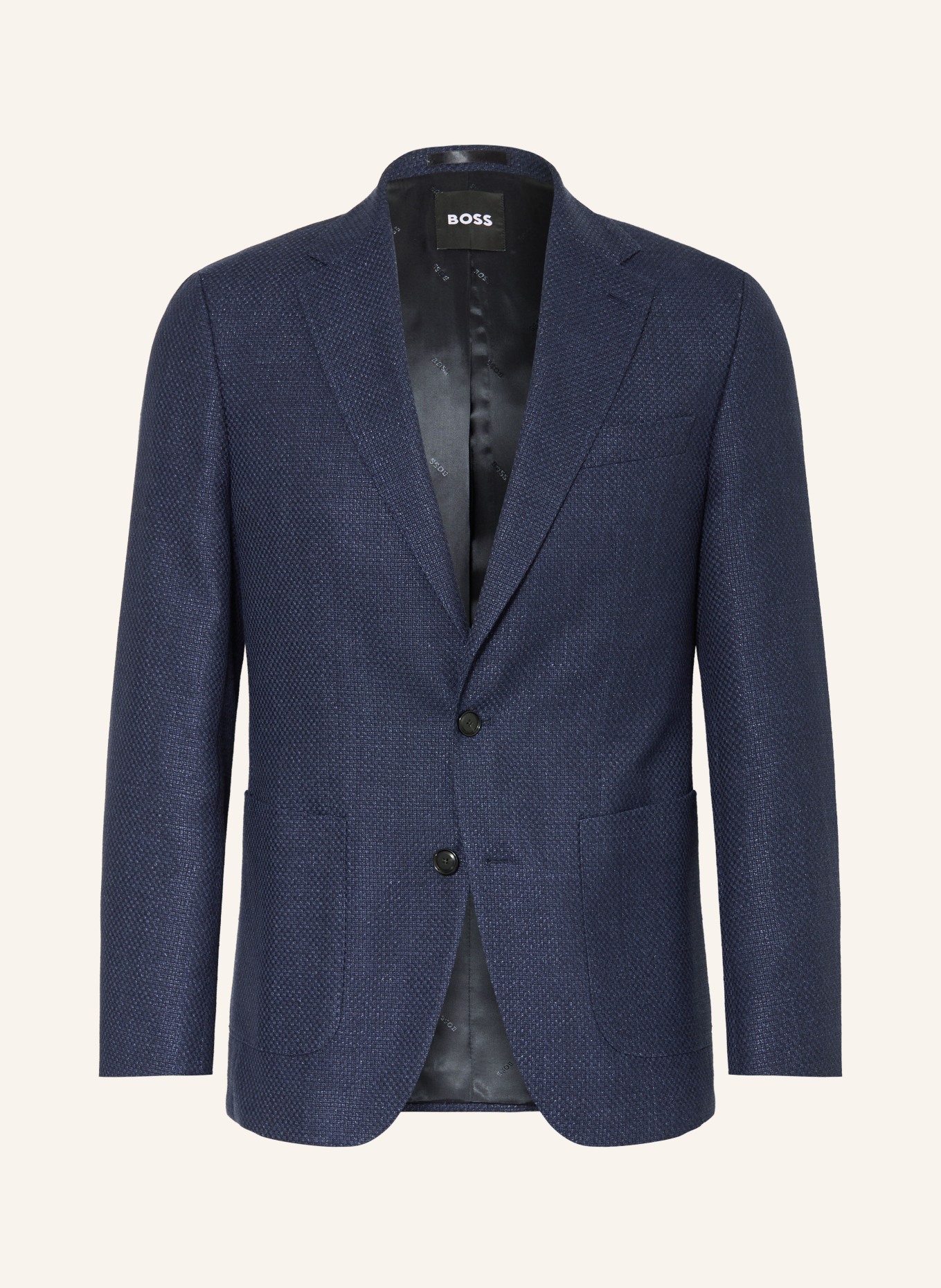 BOSS Colbert HUTSON Extra Slim Fit: DONKERBLAUW