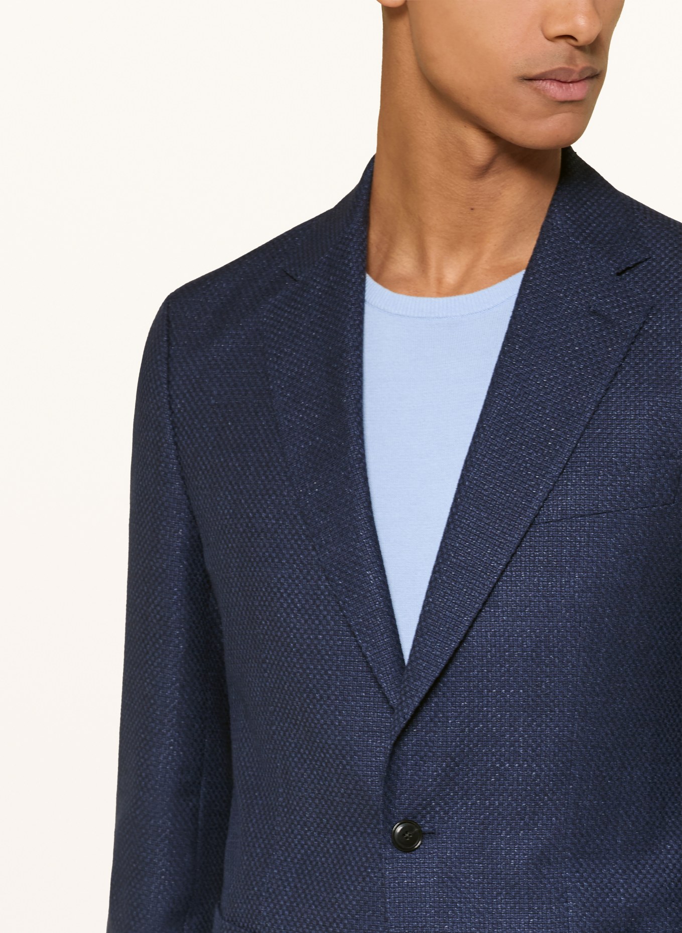 BOSS Colbert HUTSON Extra Slim Fit: DONKERBLAUW