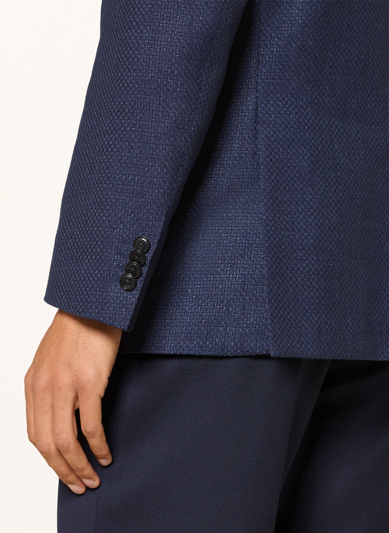 BOSS Colbert HUTSON Extra Slim Fit: DONKERBLAUW