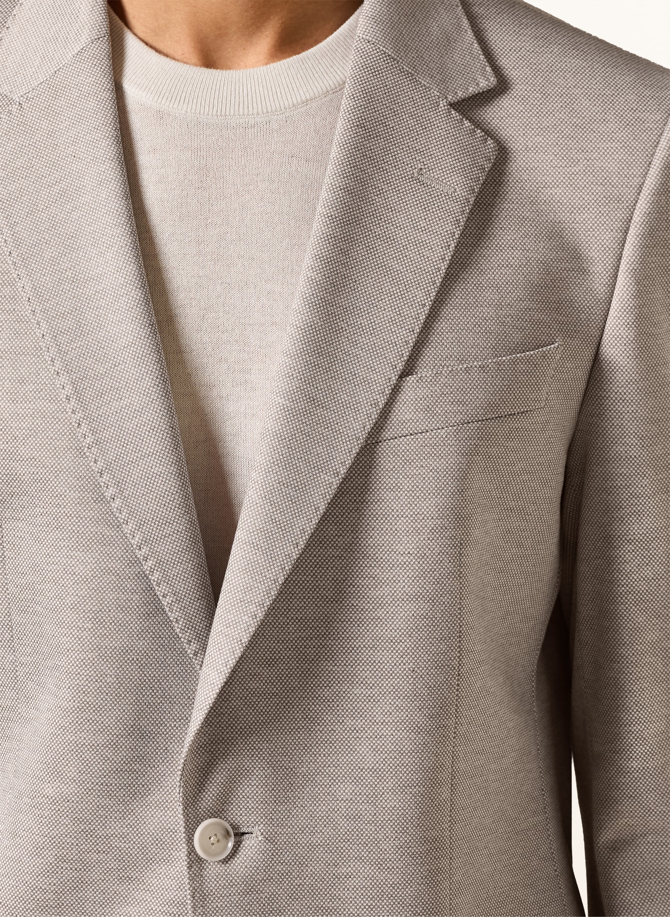 BOSS Marynarka do garnituru HUGE Slim Fit: 271 LIGHT BEIGE