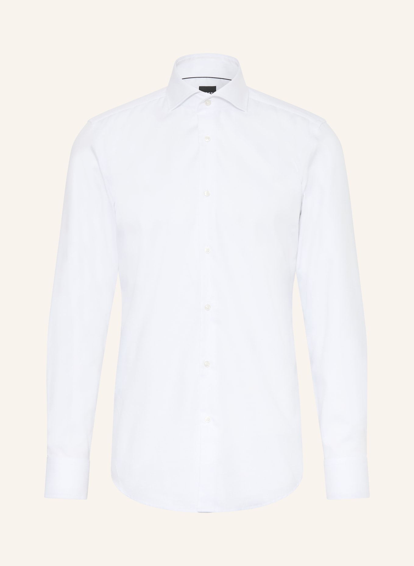 BOSS Oxfordhemd HANK Slim Fit: WEISS