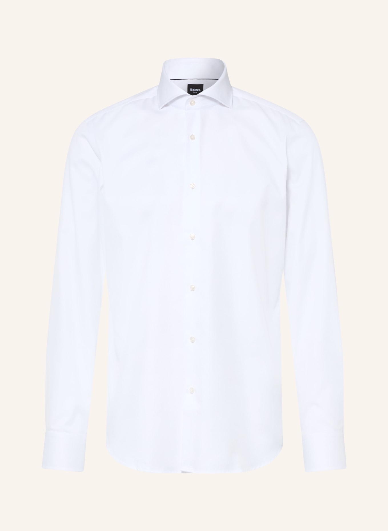 BOSS JOE Regular Fit Shirt: WHITE