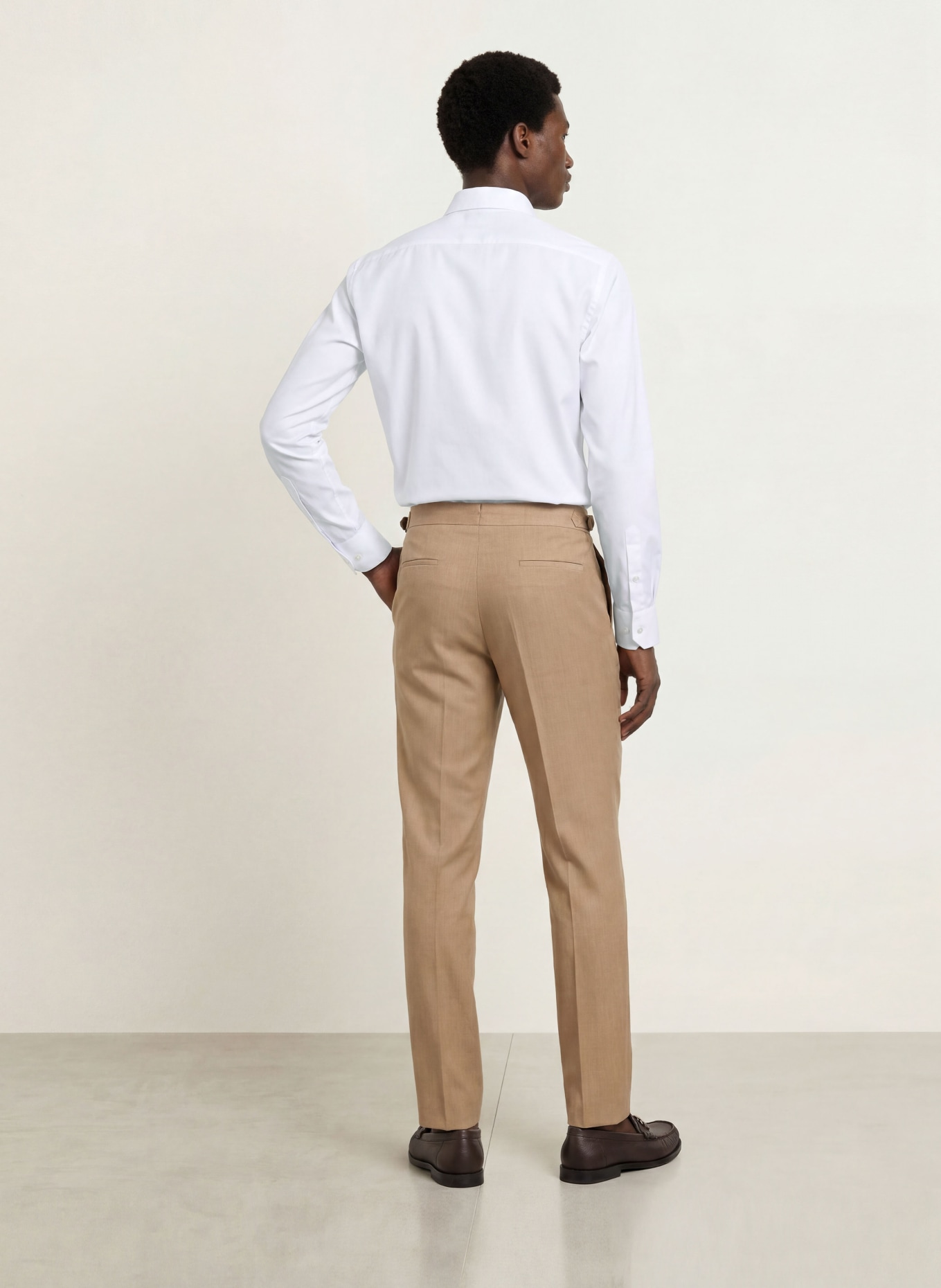 BOSS JOE Regular Fit Shirt: WHITE