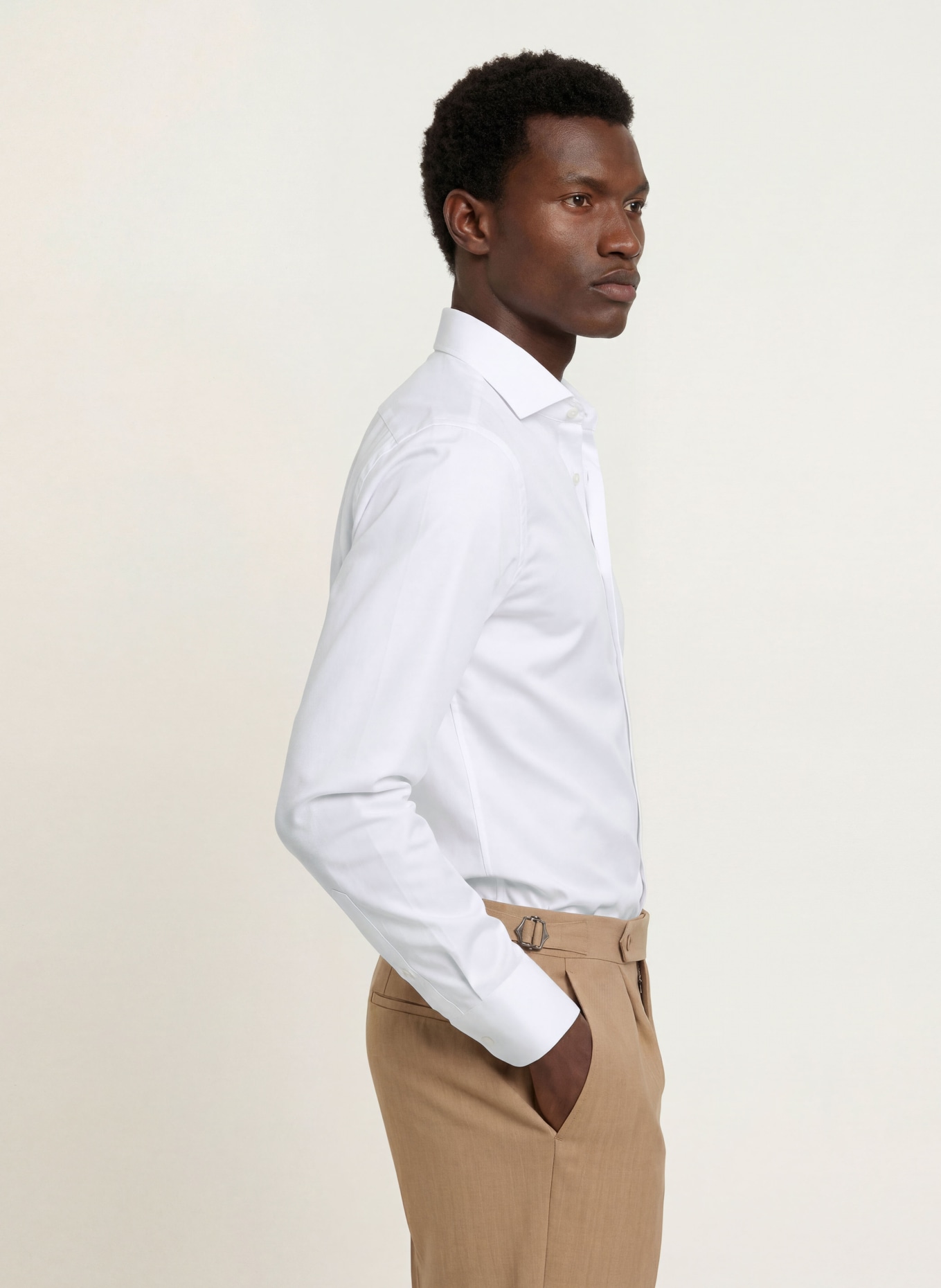 BOSS JOE Regular Fit Shirt: WHITE